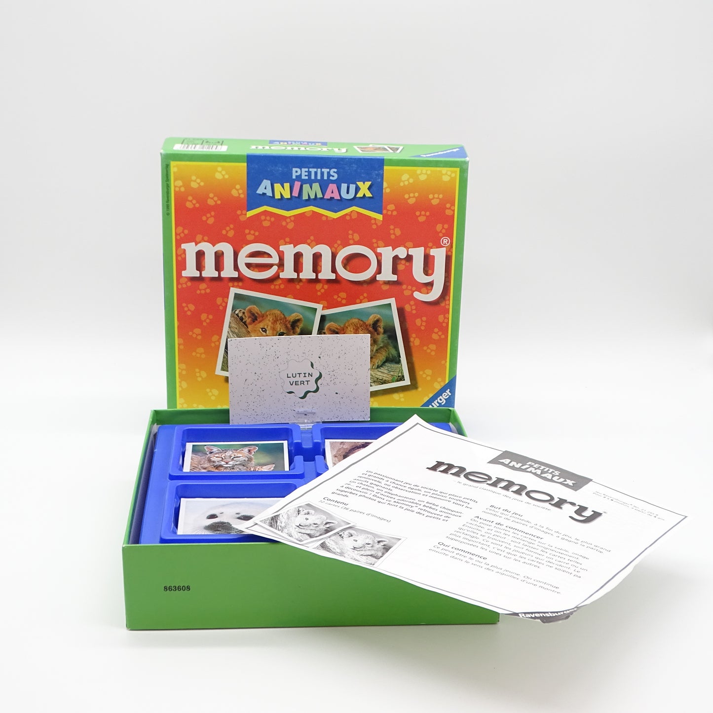 Memory petits animaux d'occasion RAVENSBURGER - Dès 4 ans | Ref 14185