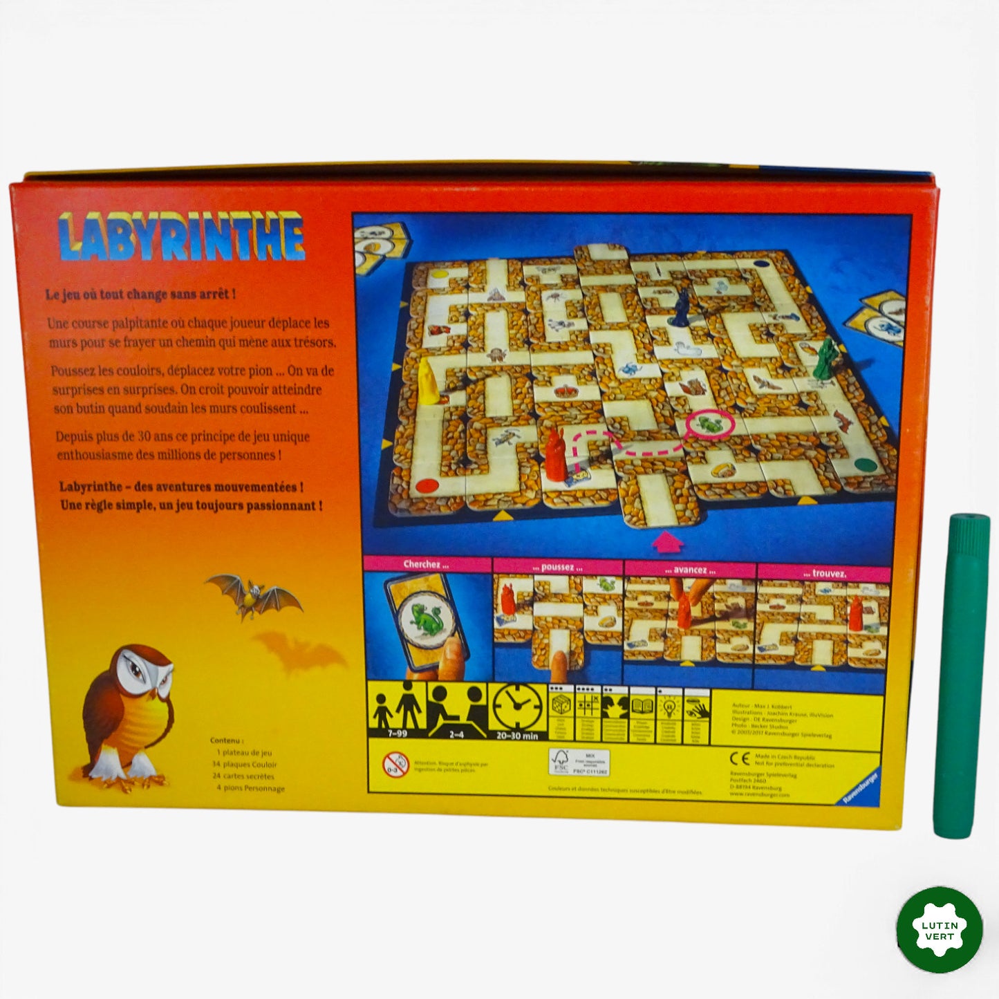 Labyrinthe d'occasion RAVENSBURGER - Dès 7 ans | Ref 10153
