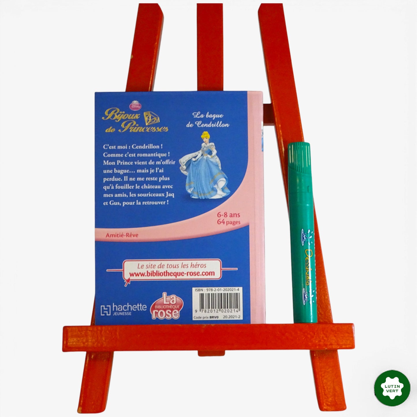 Livre Bijoux de Princesses Tome 1 La bague de Cendrillon d'occasion HACHETTE JEUNESSE - Dès 6 ans | Ref 10186