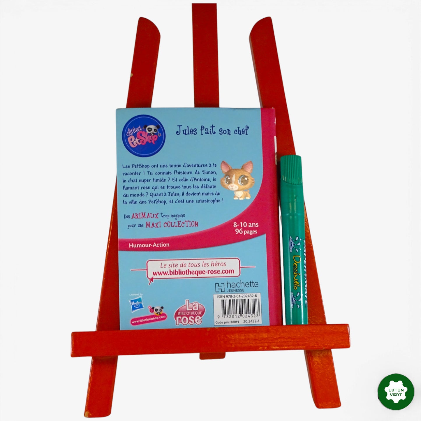 Livre Littlest PetShop Tome 5 Jules fait son chef d'occasion HACHETTE JEUNESSE - Dès 6 ans | Ref 10181