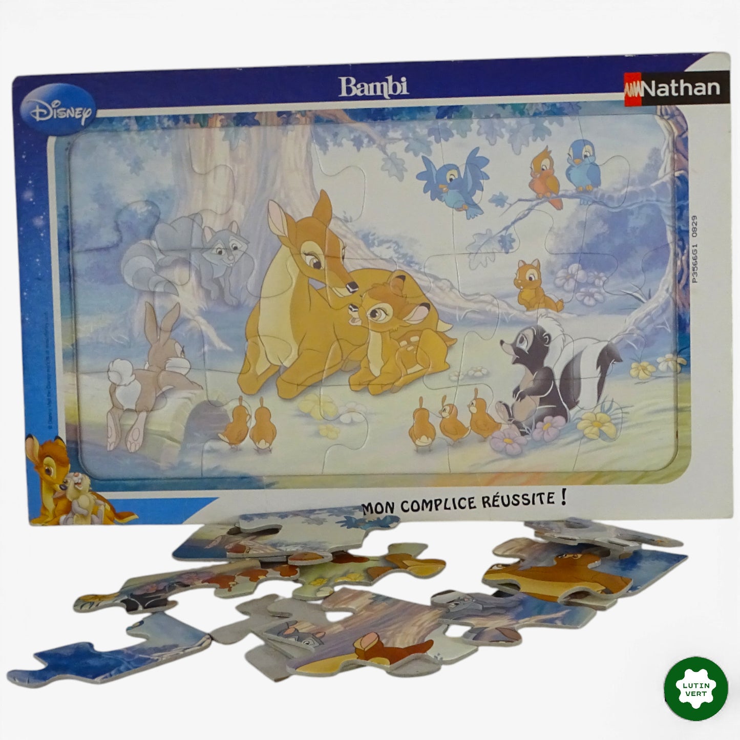 Puzzle « Bambi » 15 pièces
d'occasion NATHAN - Dès 3 ans | Ref 10170