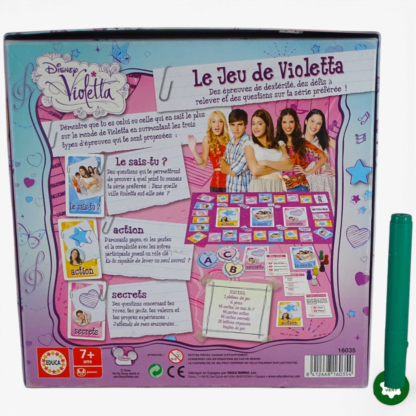 Le jeu de Violetta d'occasion EDUCA - Dès 7 ans | Ref 6242