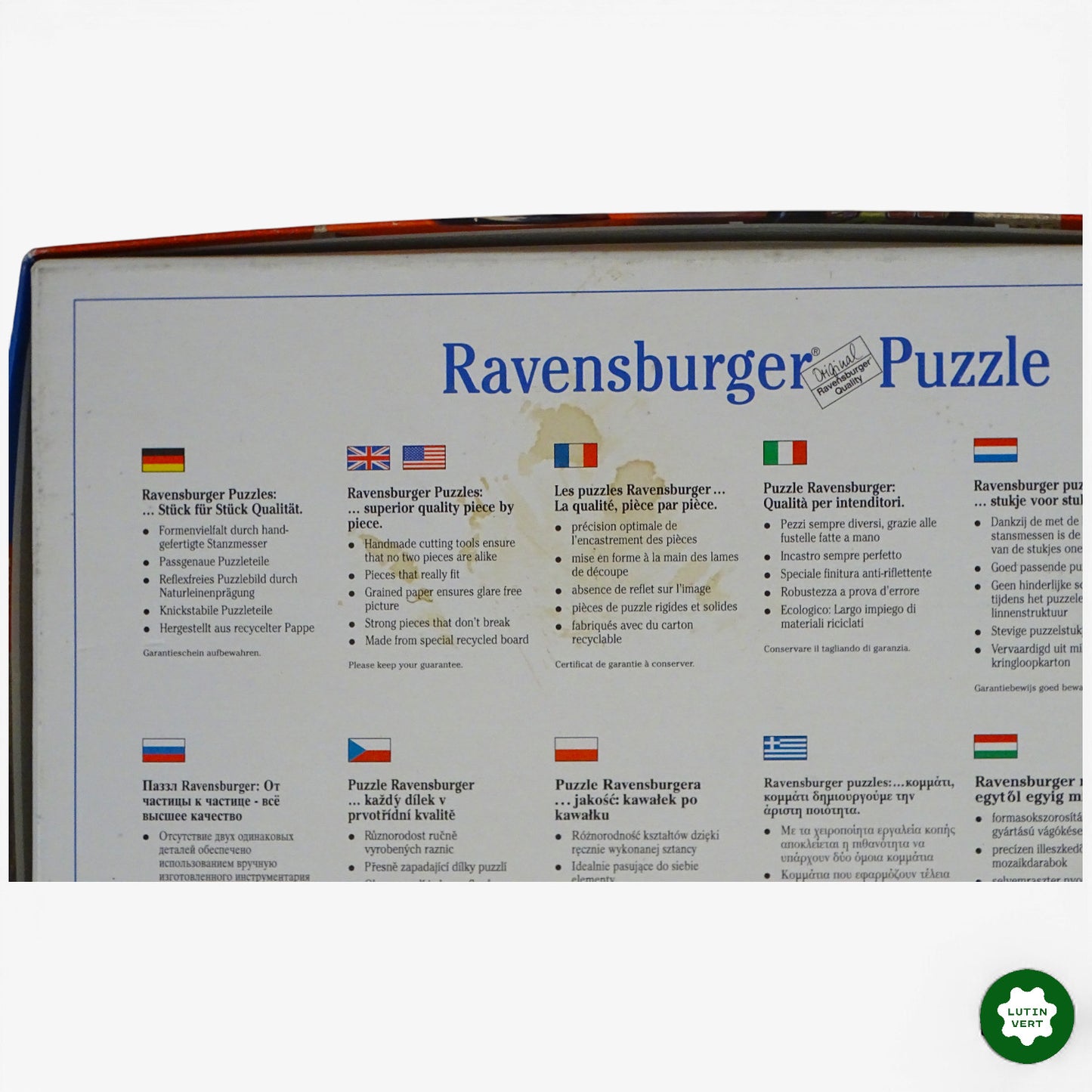 Puzzle « Cars » 49 pièces d'occasion RAVENSBURGER - Dès 5 ans | Ref 10211