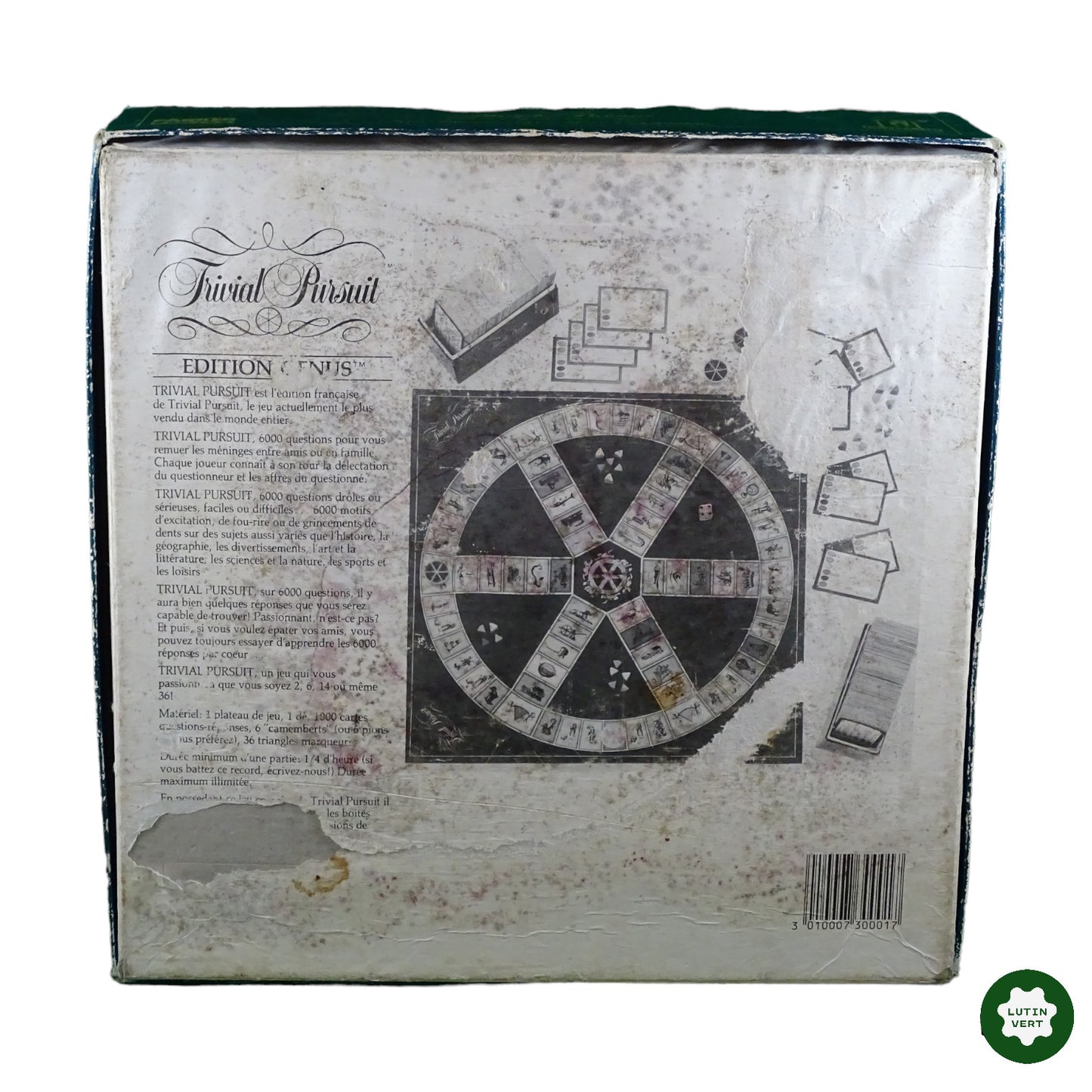 Trivial Pursuit Edition Genius Vintage 1984 d'occasion PARKER - Dès 15 ans | Ref 10200