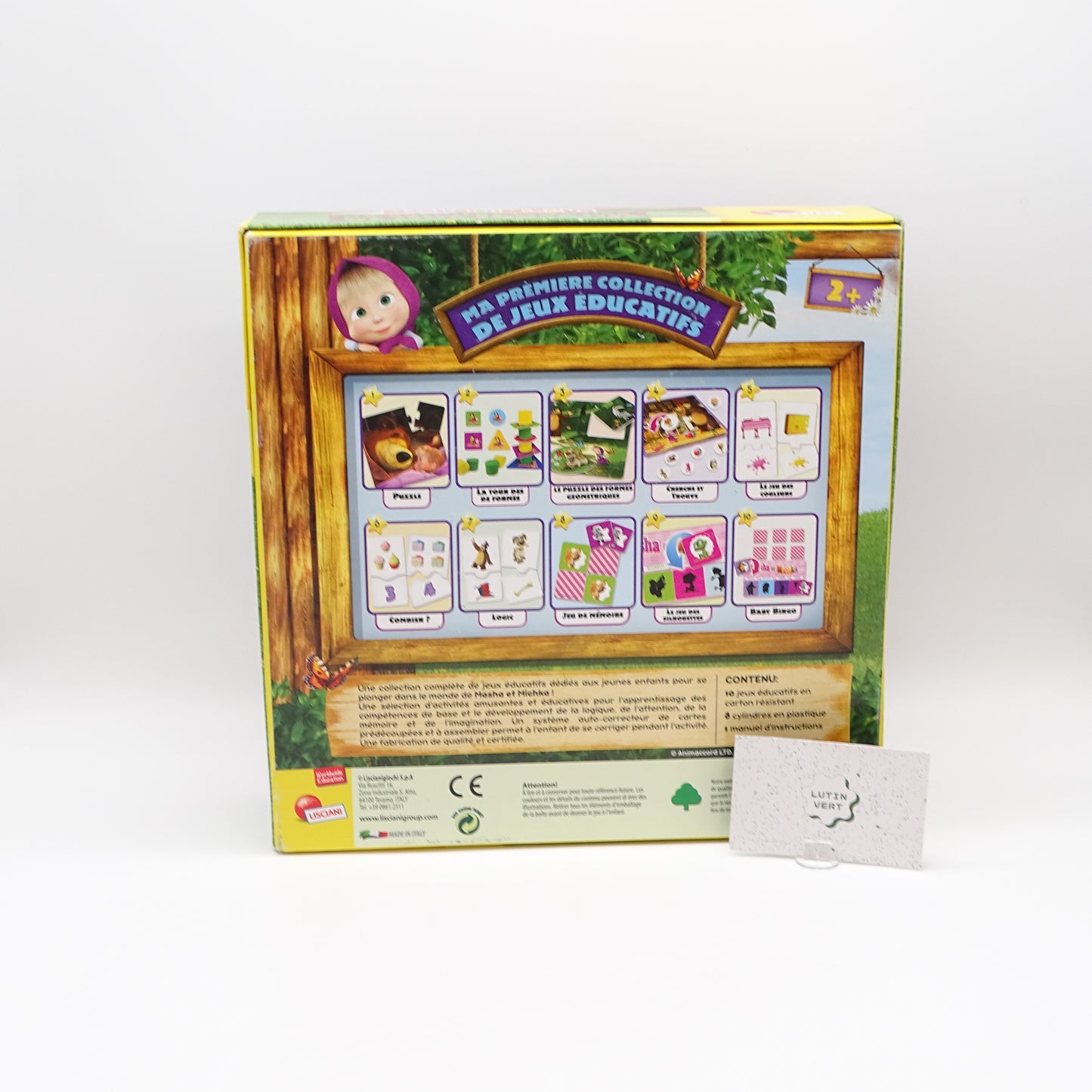 Masha et Michka – Ma première collection de jeux éducatifs d'occasion LISCIANI - Dès 2 ans | Ref 14339
