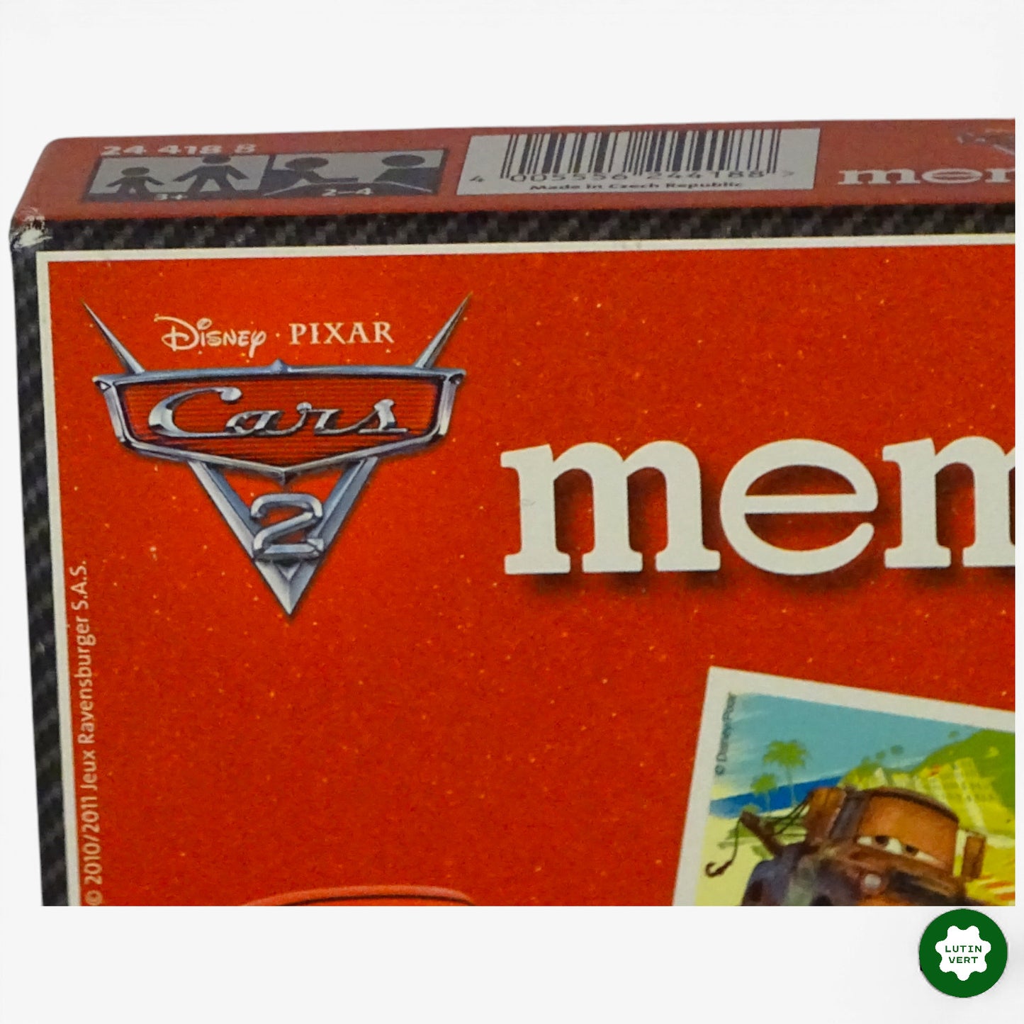 Memory « Cars 2 » d'occasion RAVENSBURGER - Dès 3 ans | Ref 10225