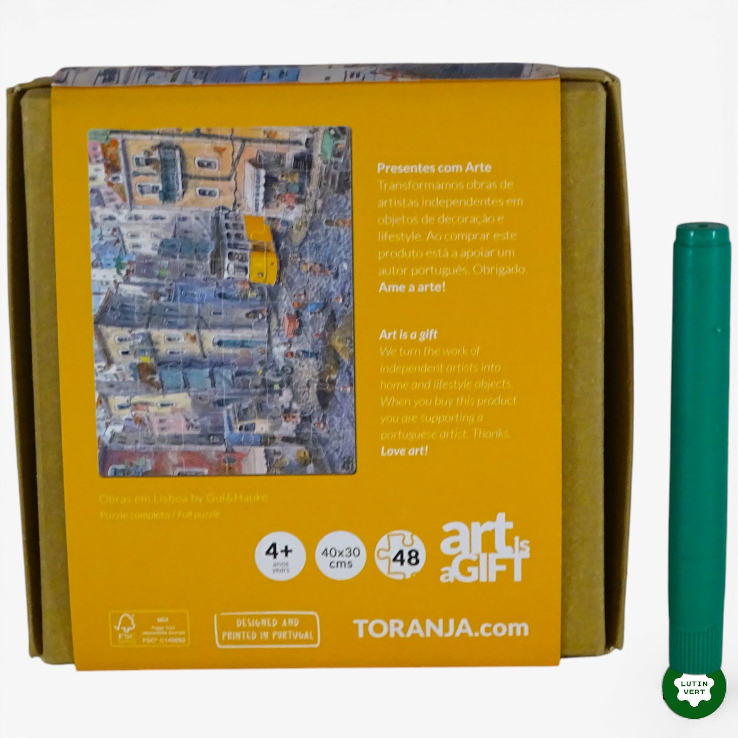 Puzzle « Tramway dans Lisbonne » 48 pcs. d'occasion TORANJA - Dès 4 ans | Ref 10226