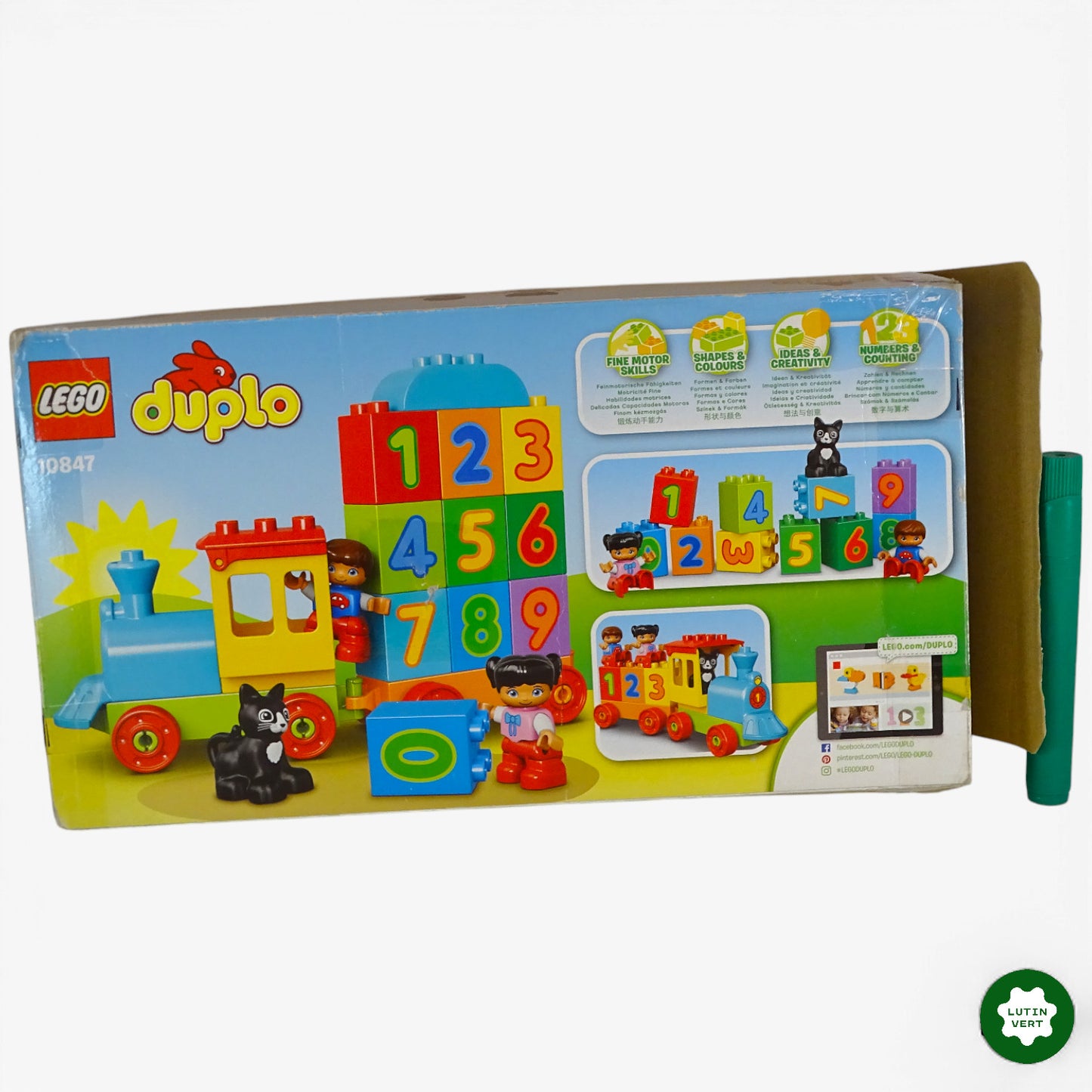 Lot Petit Train Chiffres d'occasion LEGO DUPLO - Dès 2 ans | Ref 10231