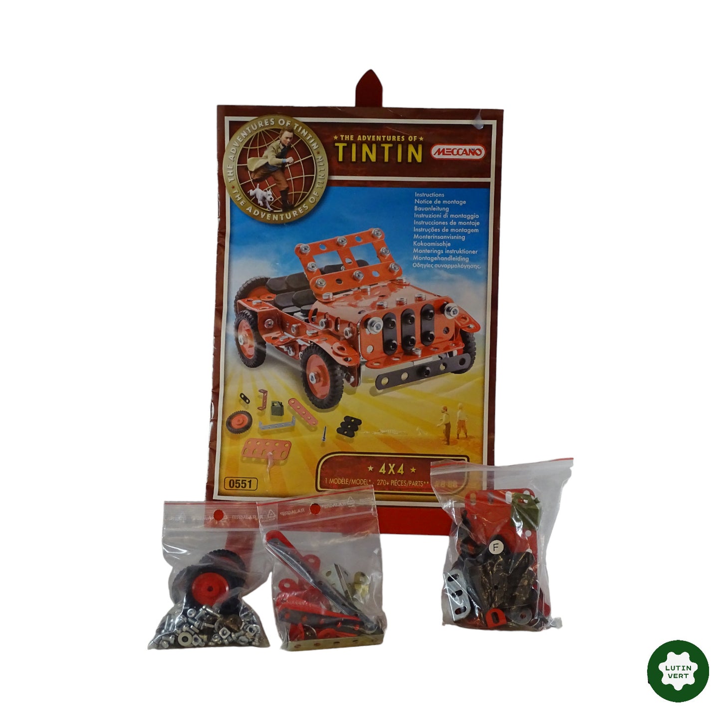 Tintin Modèle 4x4 Meccano d'occasion MECCANO - Dès 8 ans | Lutin Vert