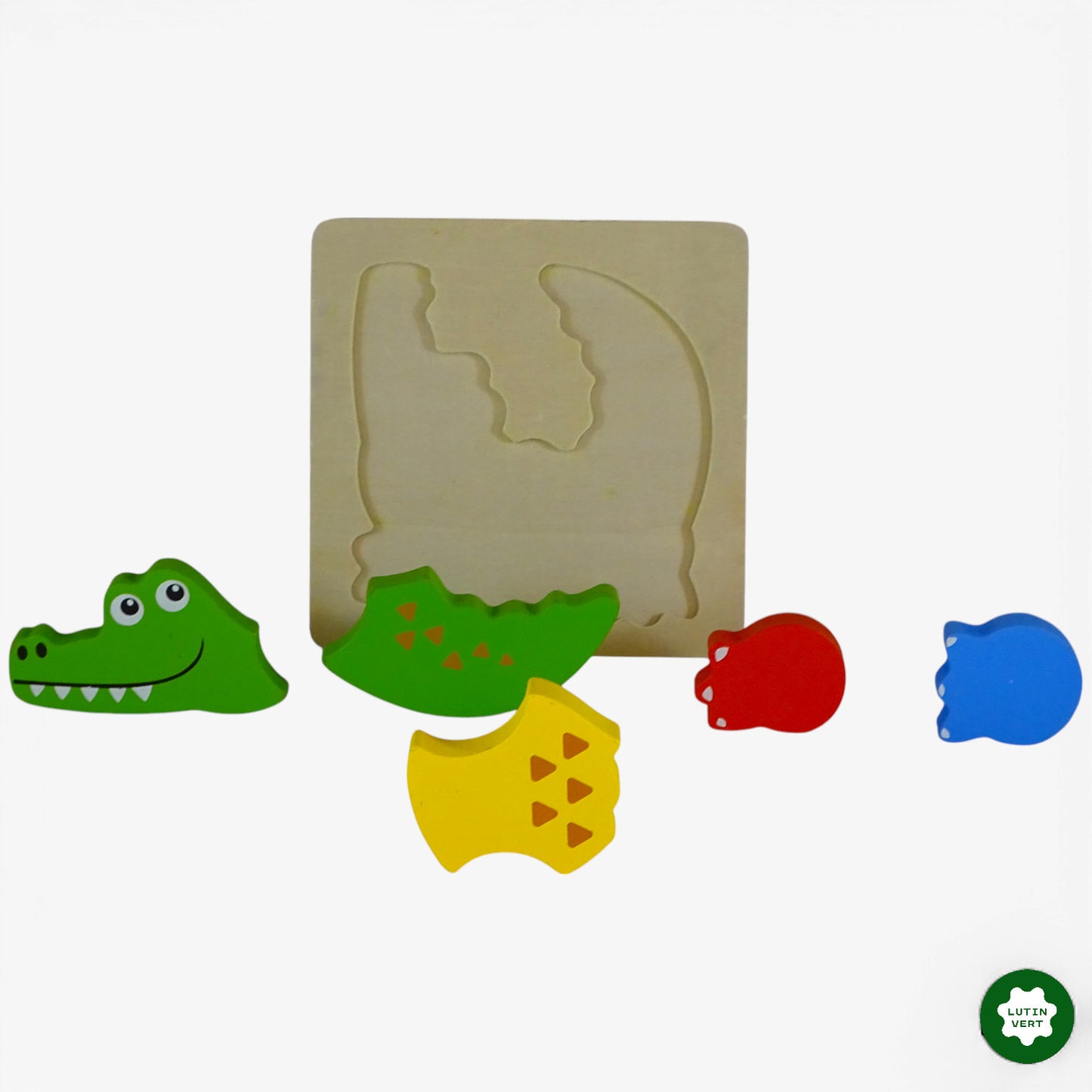 Encastrement 5pcs Crocodile en bois d'occasion PLAYTIVE - Dès 2 ans | Ref 10250