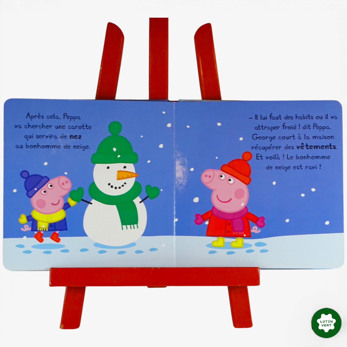 « Peppa fait un bonhomme de neige » d'occasion HACHETTE - Dès 3 ans | Ref 10279