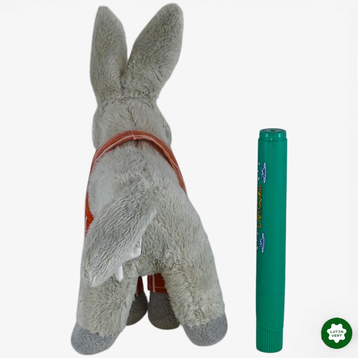 Peluche petit âne gris d'occasion L’ÂNE EN CULOTTE - Dès 1 an | Ref 10295