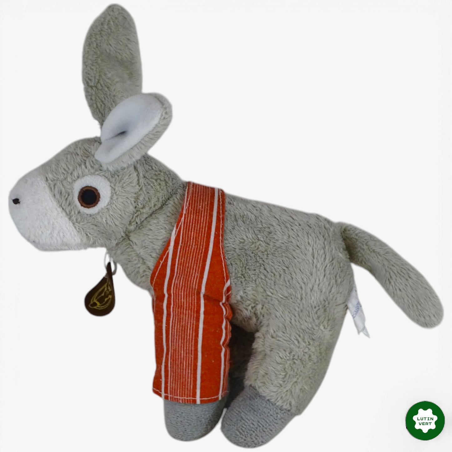 Peluche petit âne gris d'occasion L’ÂNE EN CULOTTE - Dès 1 an | Ref 10295