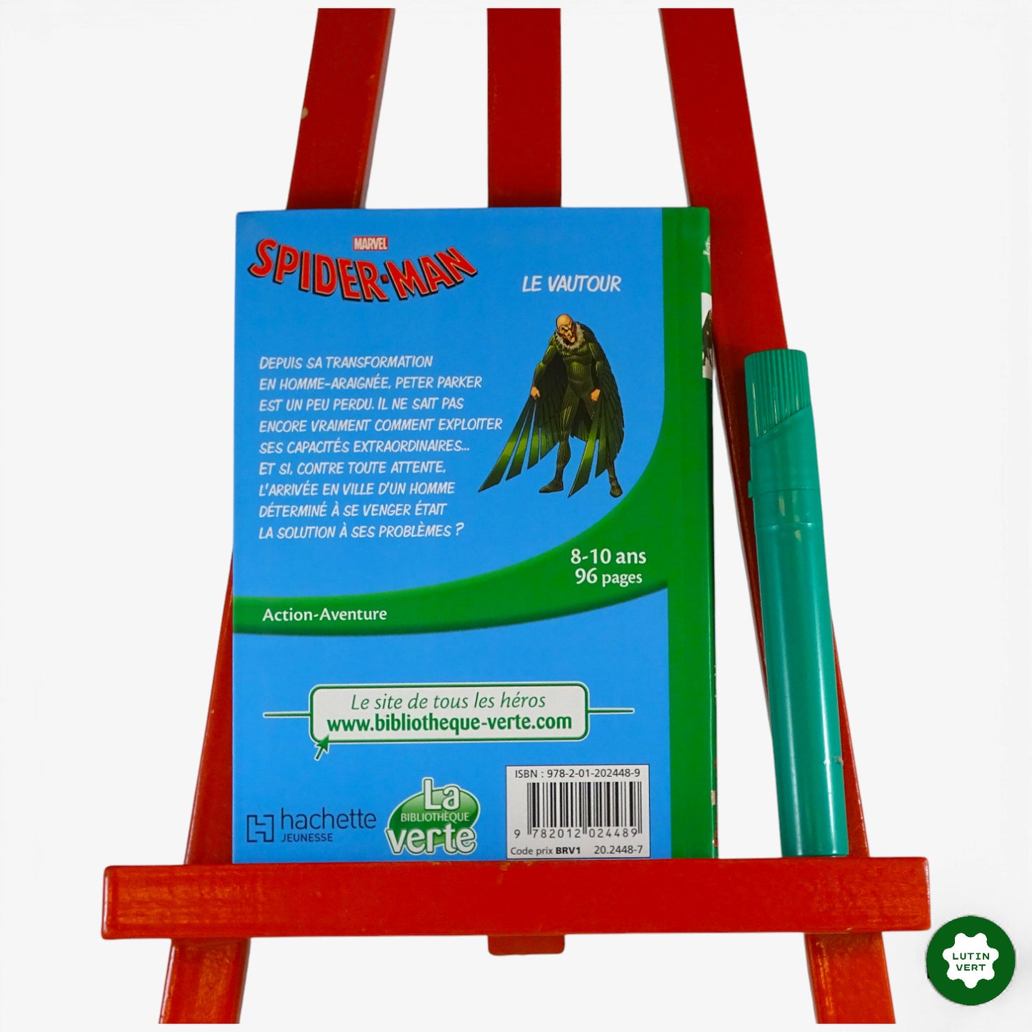 Livre Spider-Man Le Vautour Marvel d'occasion HACHETTE JEUNESSE - Dès 8 ans | Ref 10312