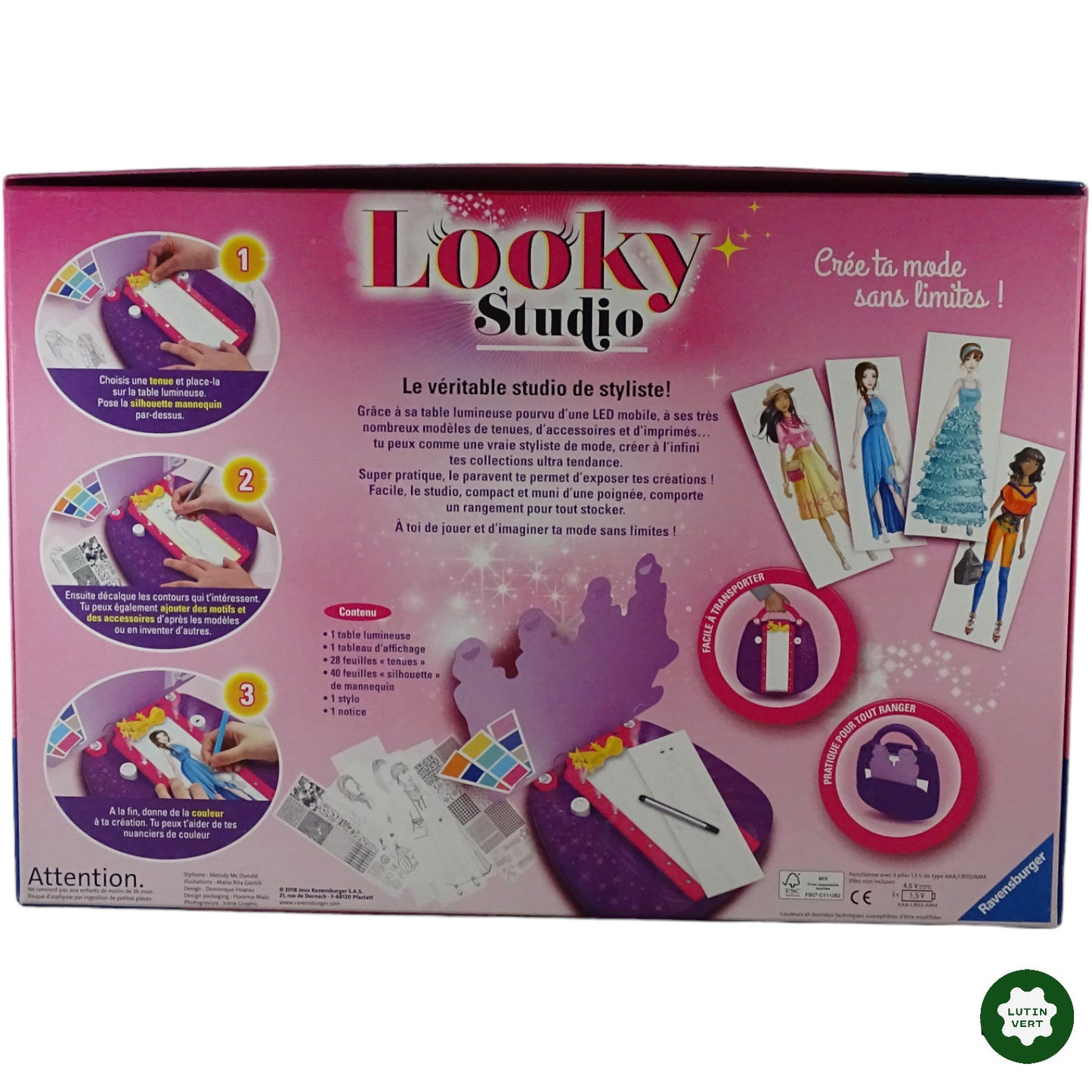 Looky Studio d'occasion RAVENSBURGER - Dès 6 ans | Ref 12038