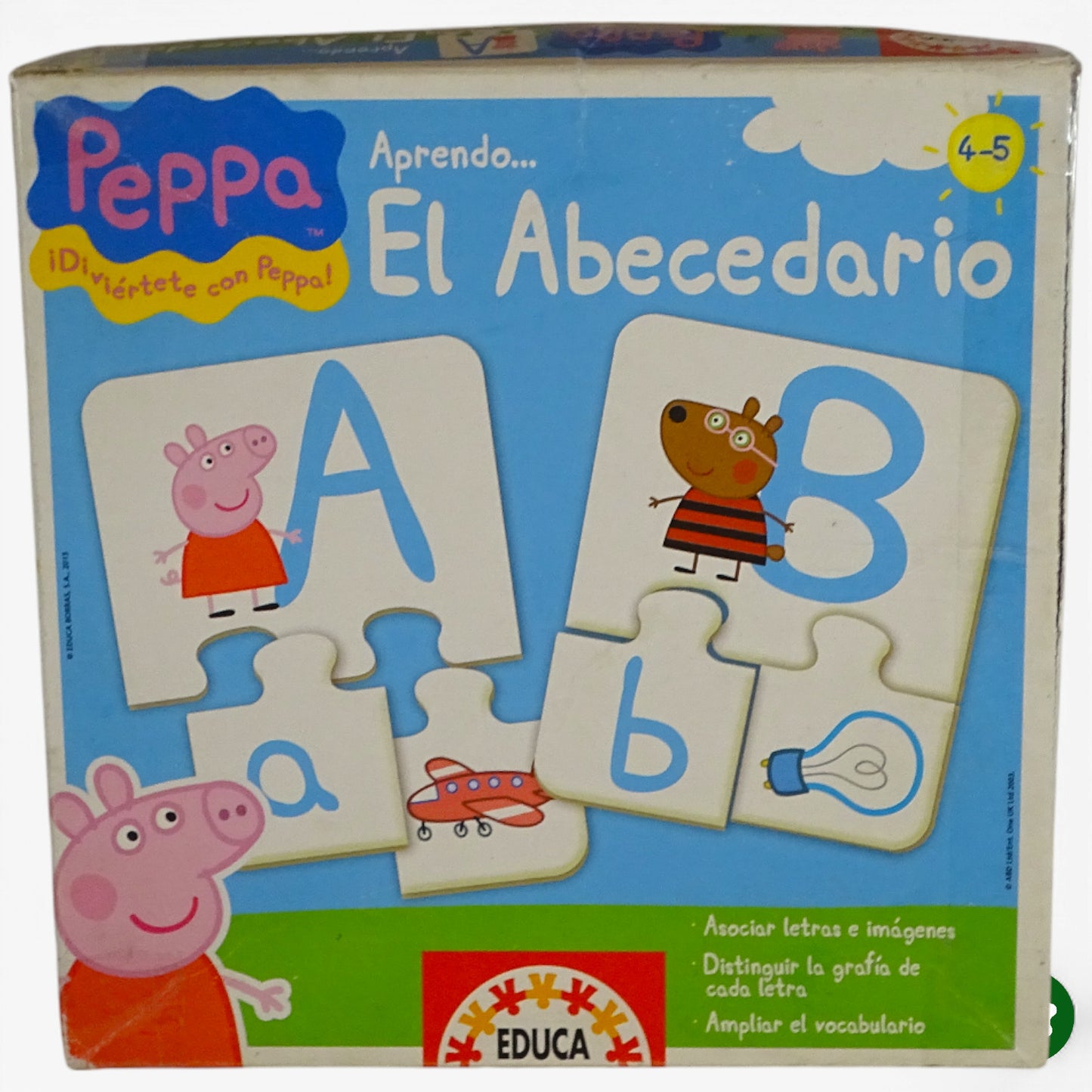 El Abecedario Peppa Pig version Espagnol d'occasion EDUCA - Dès 4 ans | Ref 10315
