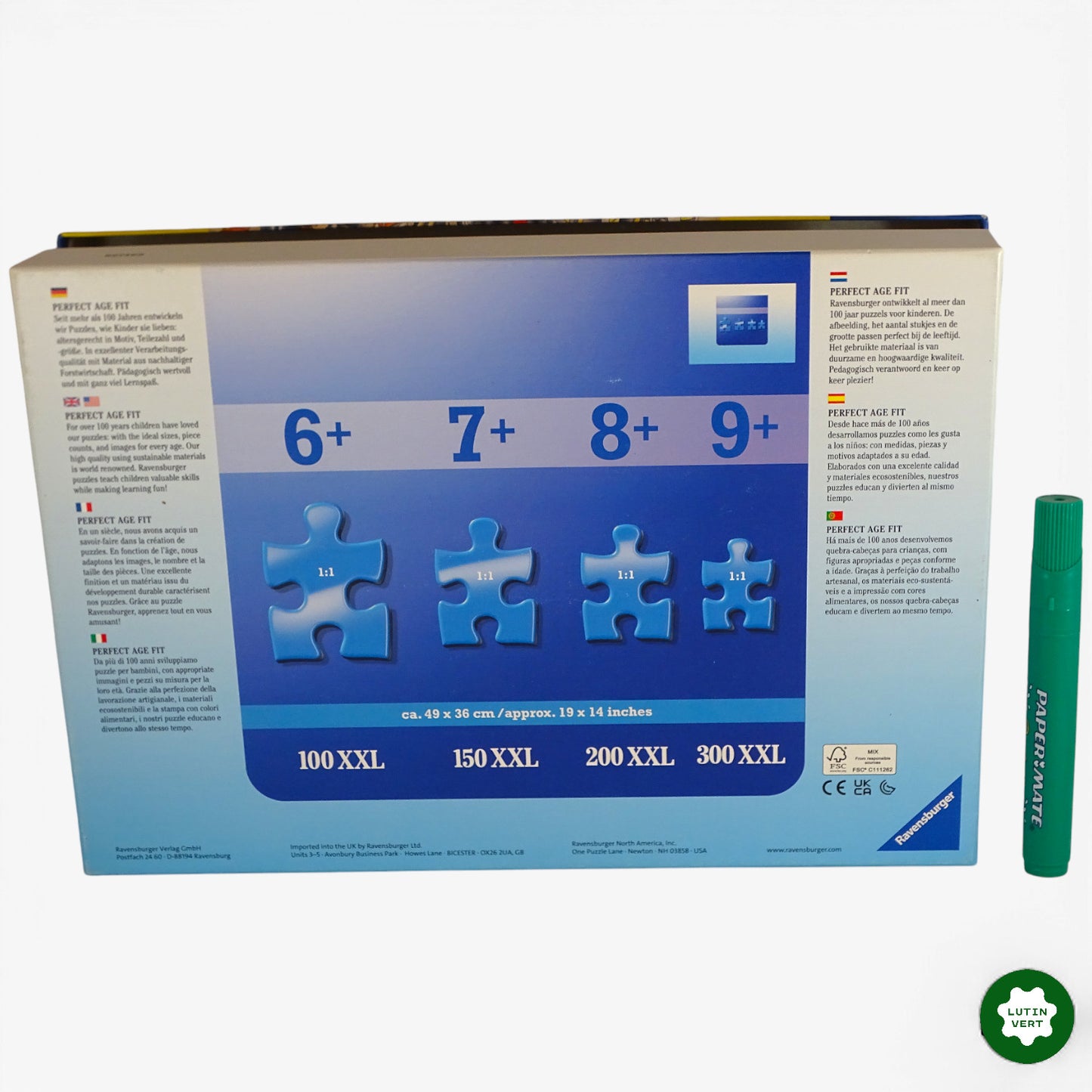 Puzzle Nos pompiers XXL 100 pcs d'occasion RAVENSBURGER - Dès 6 ans | Ref 10325