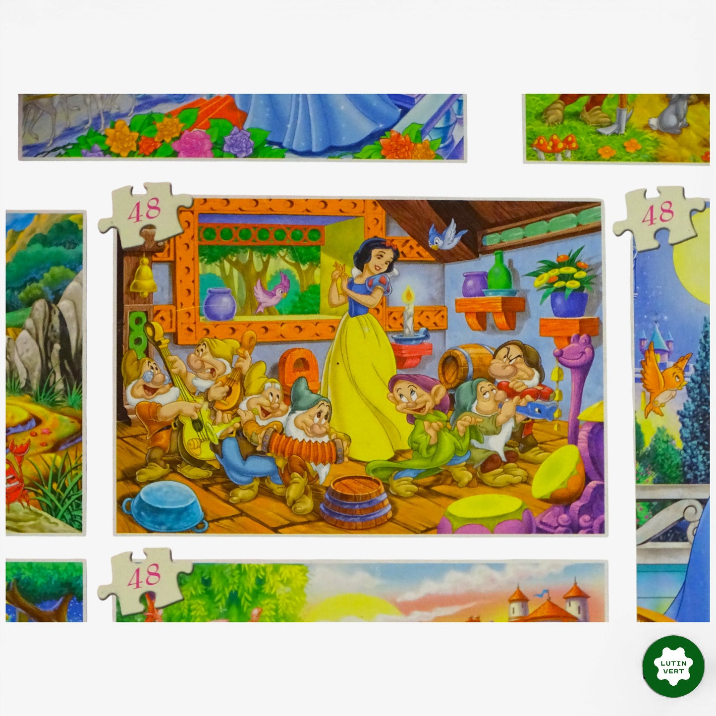 8 puzzles Princess  Disney d'occasion CLEMENTONI - Dès 3 ans | Ref 10335
