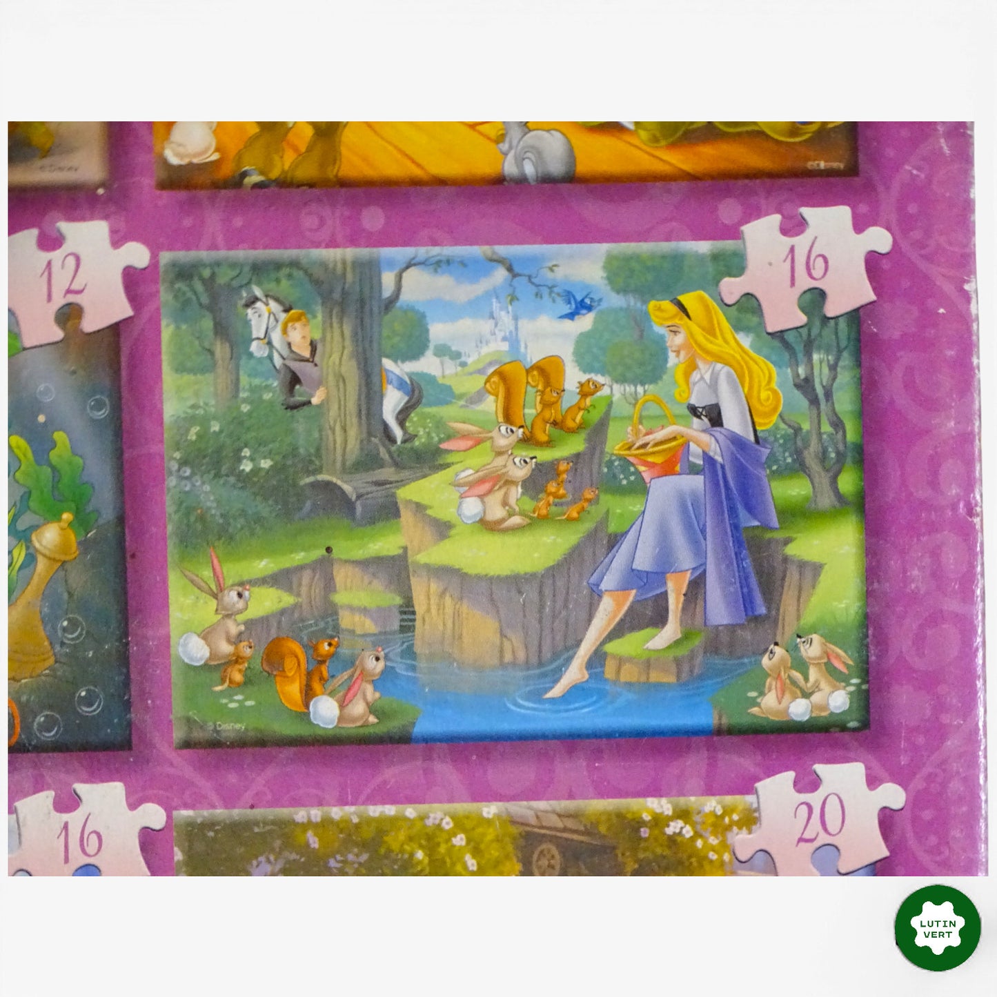 Puzzles Princess Disney x 8 d'occasion KING - Dès 4 ans | Ref 10334