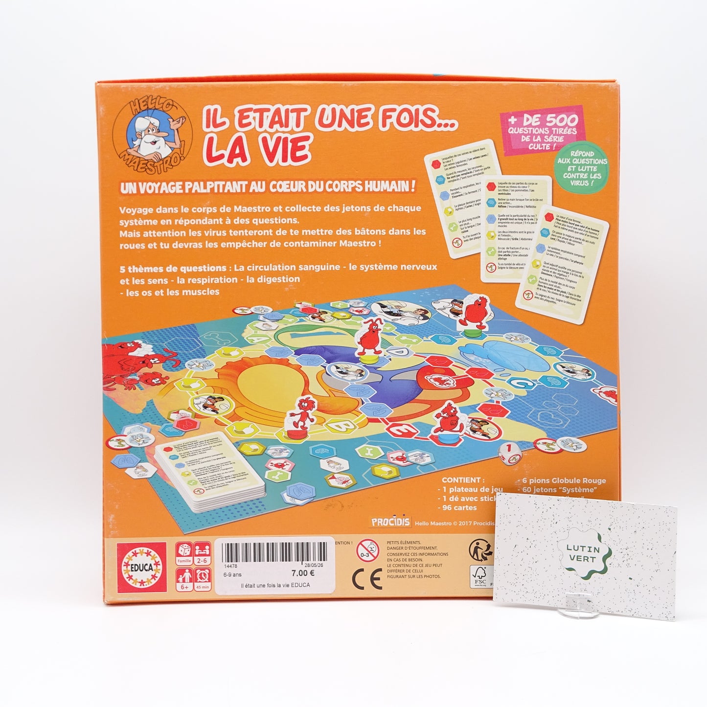 Il ètait une fois la vie EDUCA - Dès 6 ans | Ref 14478