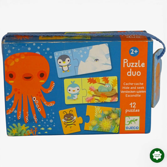 12 puzzles duo Djeco  d'occasion DJECO - Dès 2 ans | Ref 10359