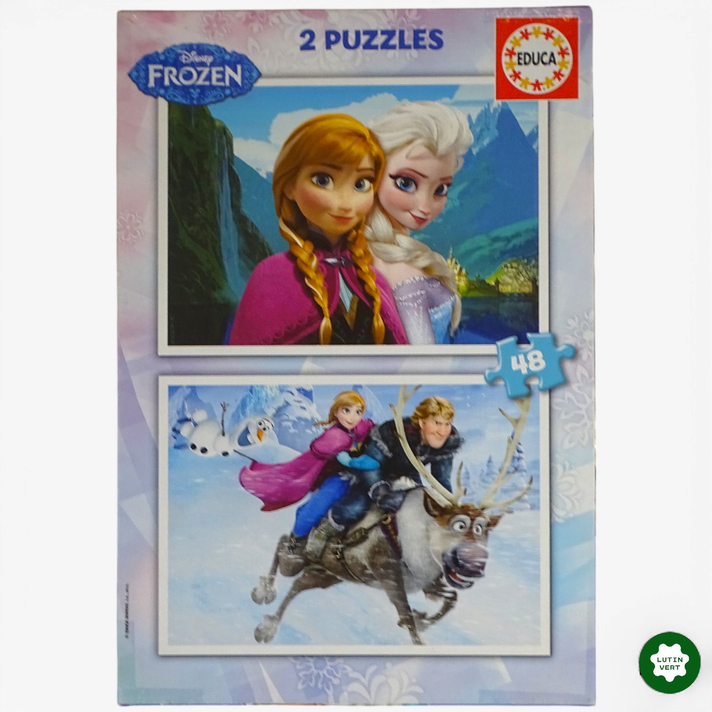 2 puzzles fronzen Disney d'occasion EDUCA - Dès 4 ans | Ref 10358