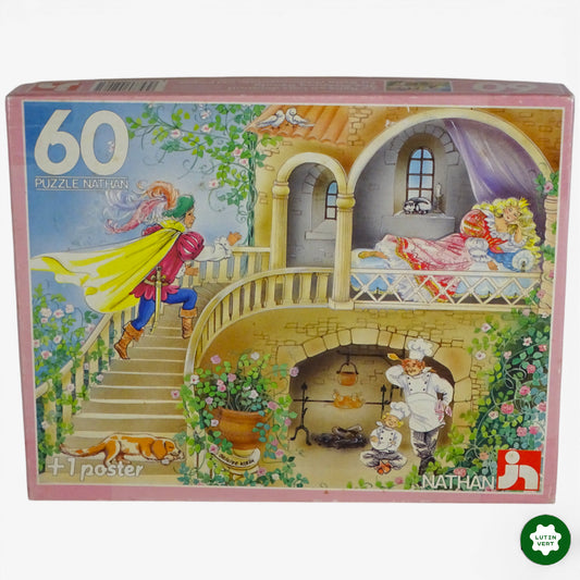 Puzzle la belle au bois dormant  d'occasion NATHAN - Dès 3 ans | Ref 10357