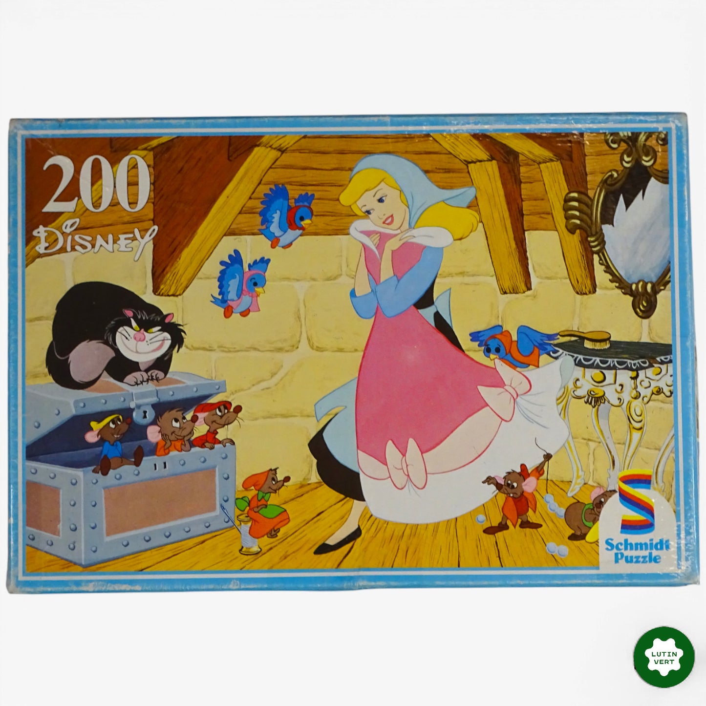 Puzzle Cendrillon Disney vintage d'occasion SCHMIDT - Dès 7 ans | Ref 10356