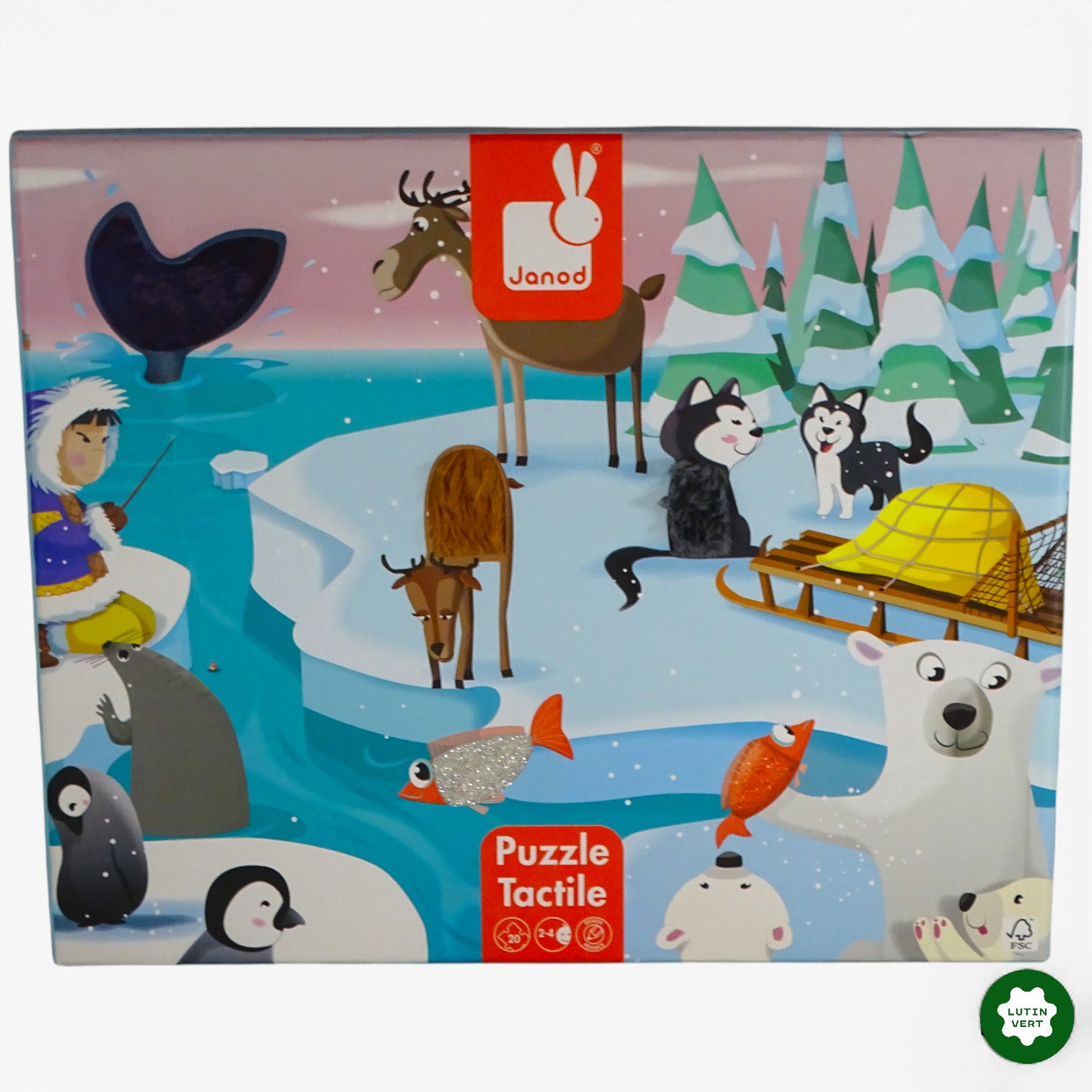 Puzzle Tactile géant Banquise d'occasion JANOD - Dès 2 ans | Ref 10373