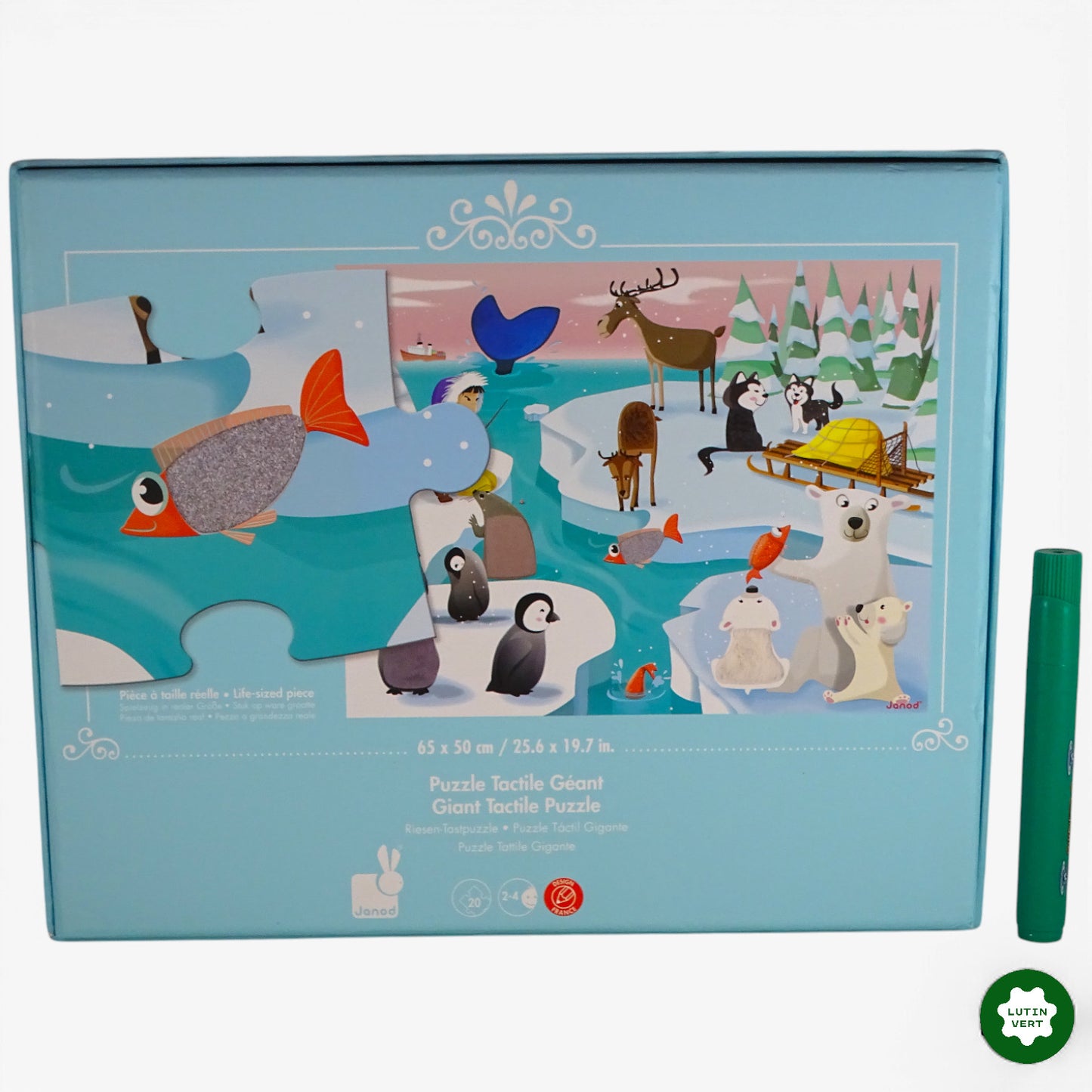 Puzzle Tactile géant Banquise d'occasion JANOD - Dès 2 ans | Ref 10373