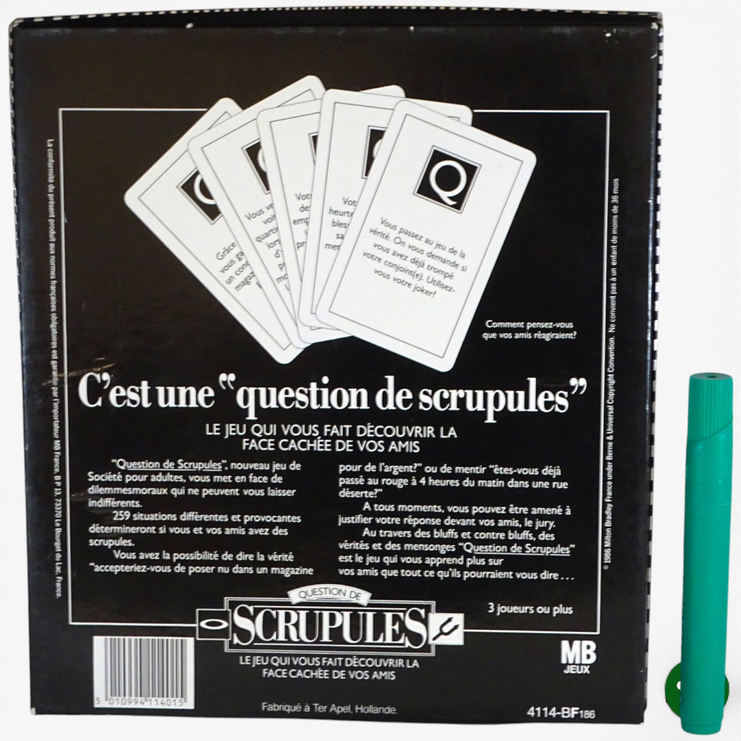 Questions de Scrupules d'occasion MB JEUX - Dès 15 ans | Ref 10365