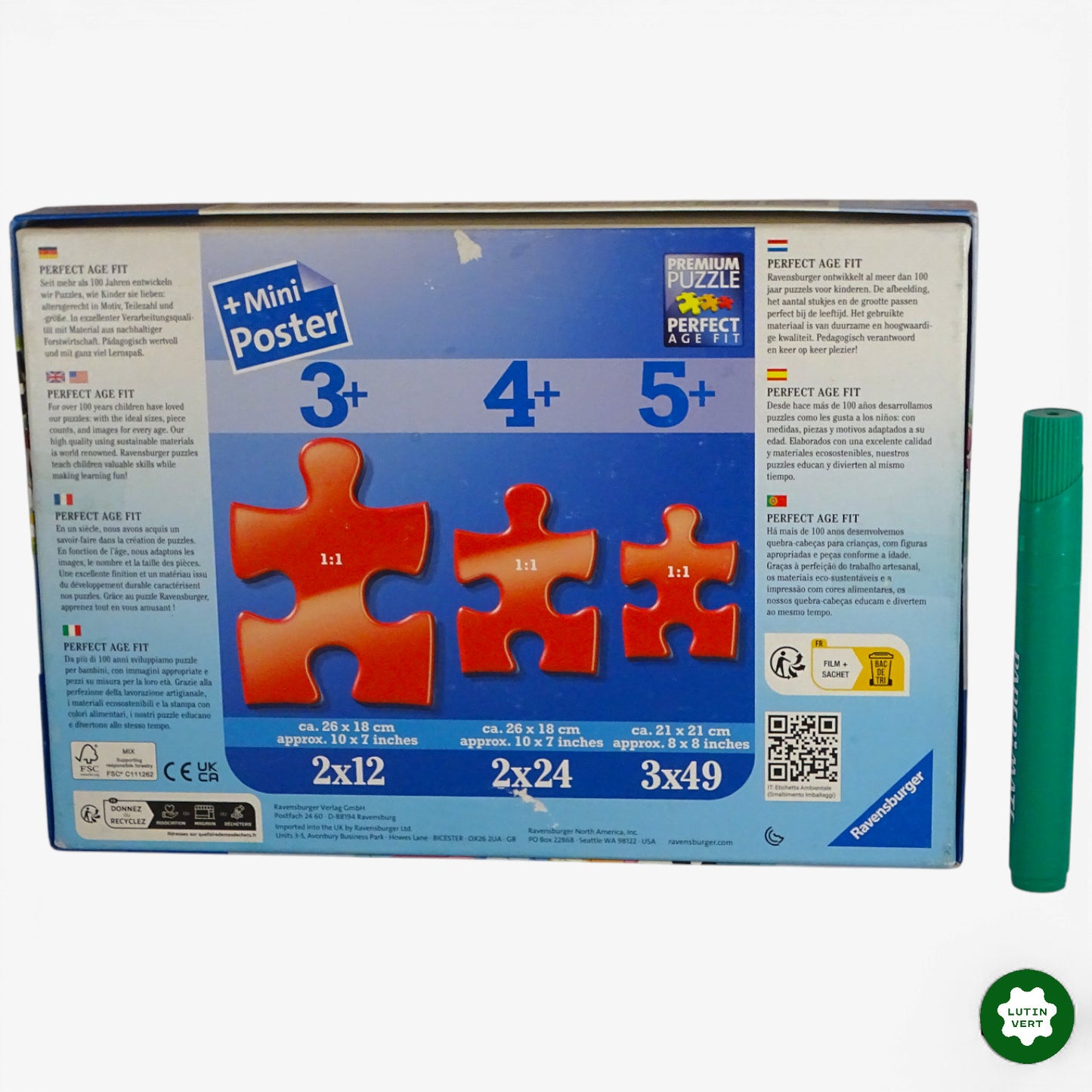 2 puzzles Bluey d'occasion RAVENSBURGER - Dès 3 ans | Ref 10379