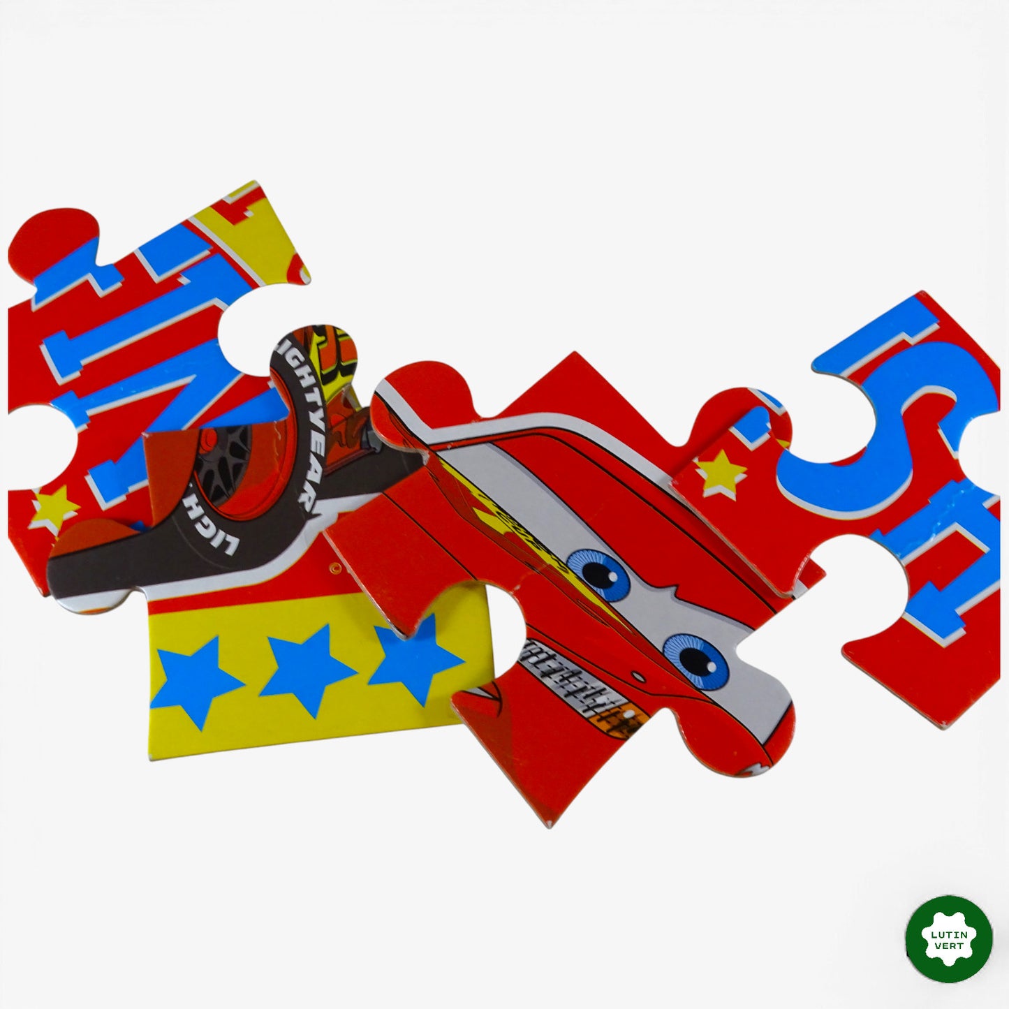 Puzzle Coloriage Cars 24 pcs d'occasion LUNA - Dès 5 ans | Ref 10390