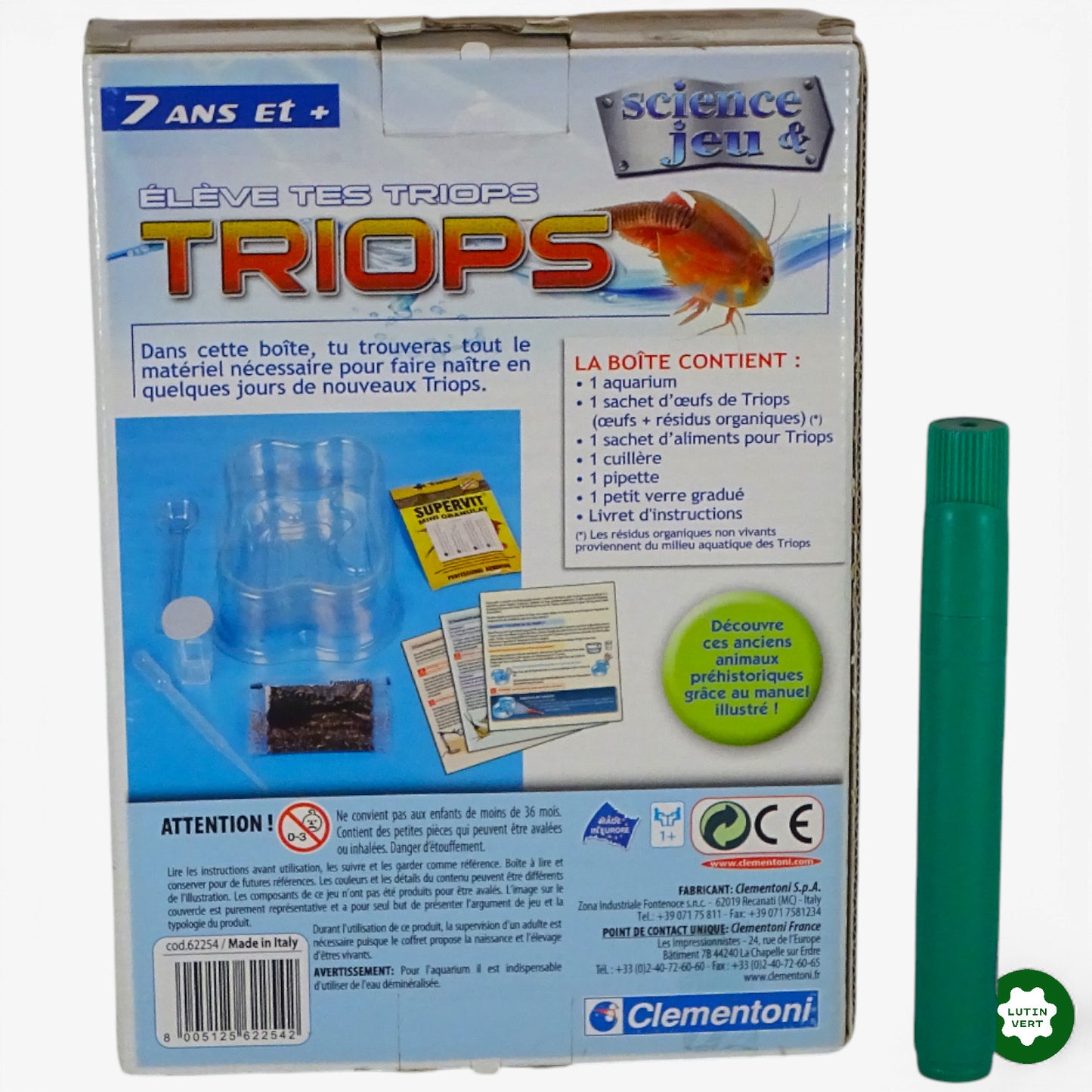 Elève tes Triops d'occasion CLEMENTONI - Dès 7 ans | Ref 10405
