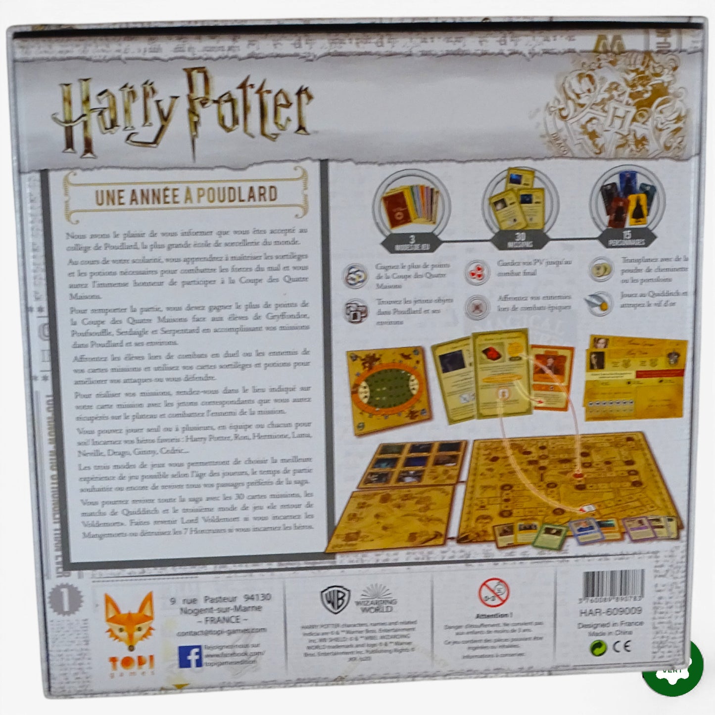 Harry Potter – Une année à Poudlard. d'occasion TOPI GAMES - Dès 7 ans | Ref 10421