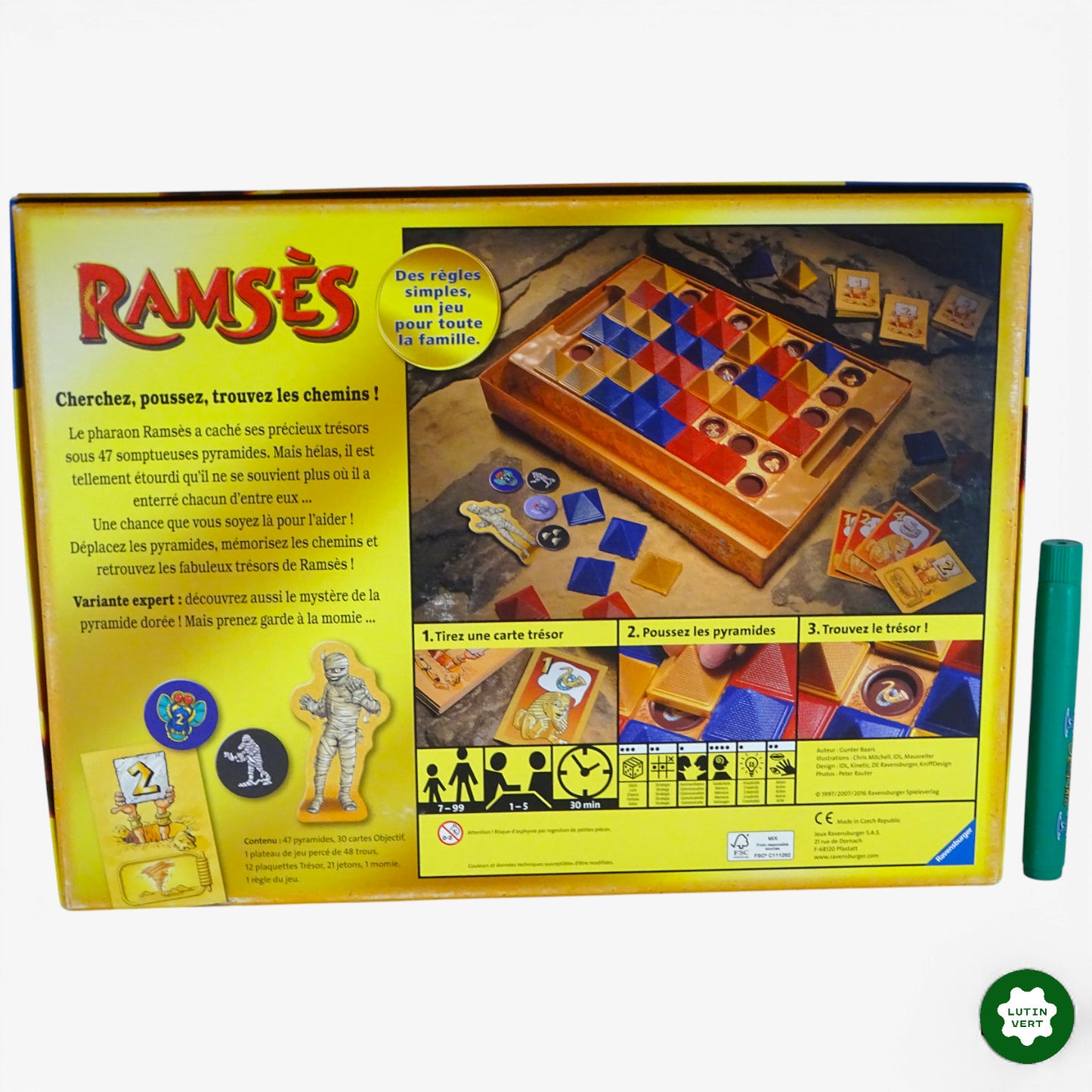Ramsès le pharaon étourdi d'occasion RAVENSBURGER - Dès 7 ans | Ref 10437
