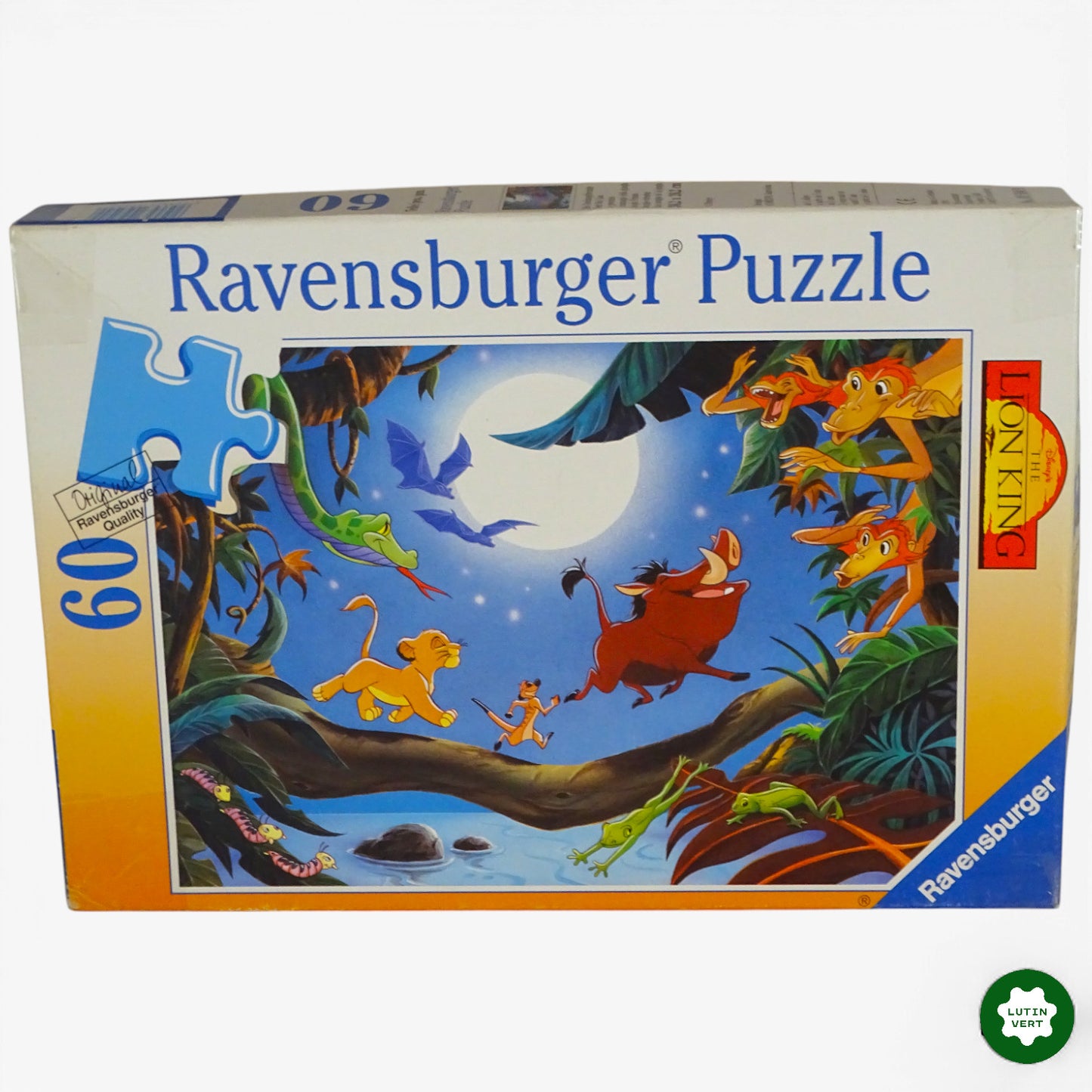 Puzzle Petit Roi Lion 60 pcs d'occasion RAVENSBURGER - Dès 5 ans | Ref 10477