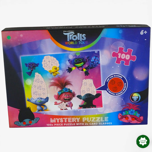 Mystery puzzle  Troll 100 pcs d'occasion DREAM WORKS - Dès 6 ans | Ref 10476