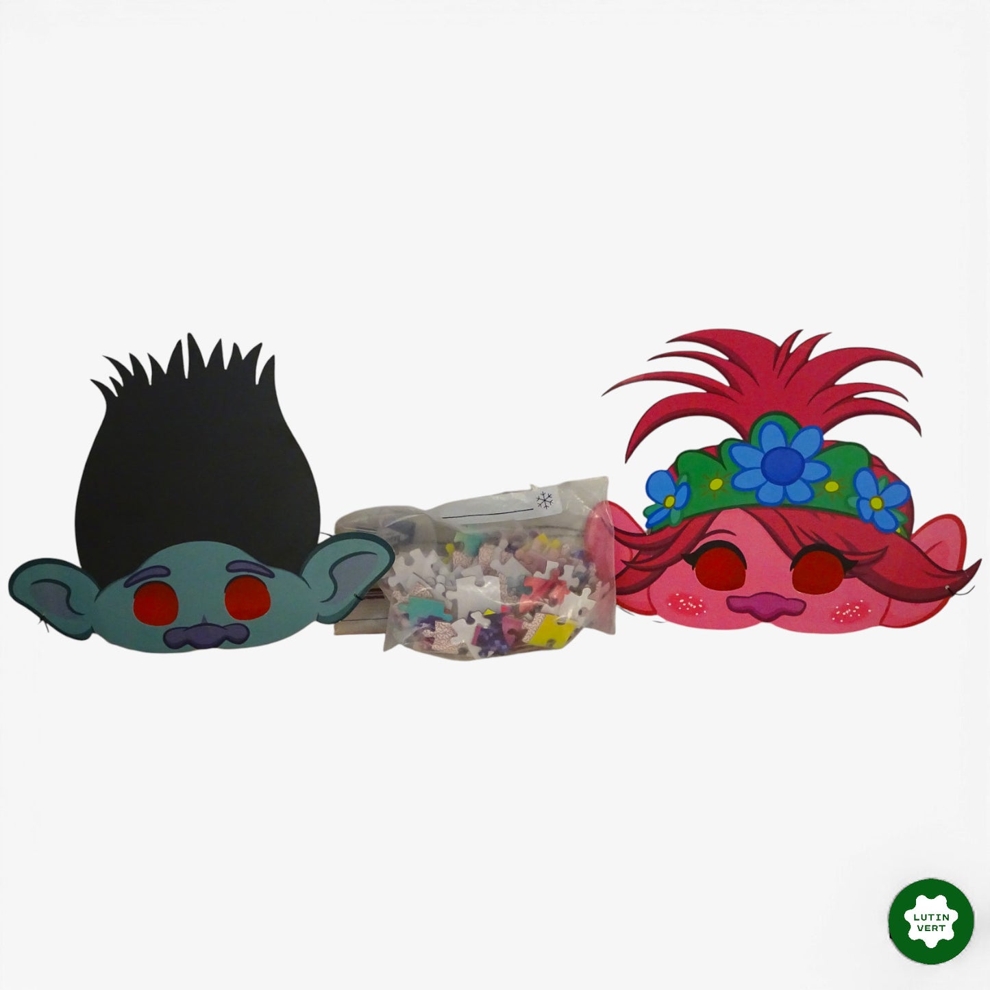 Mystery puzzle  Troll 100 pcs d'occasion DREAM WORKS - Dès 6 ans | Ref 10476