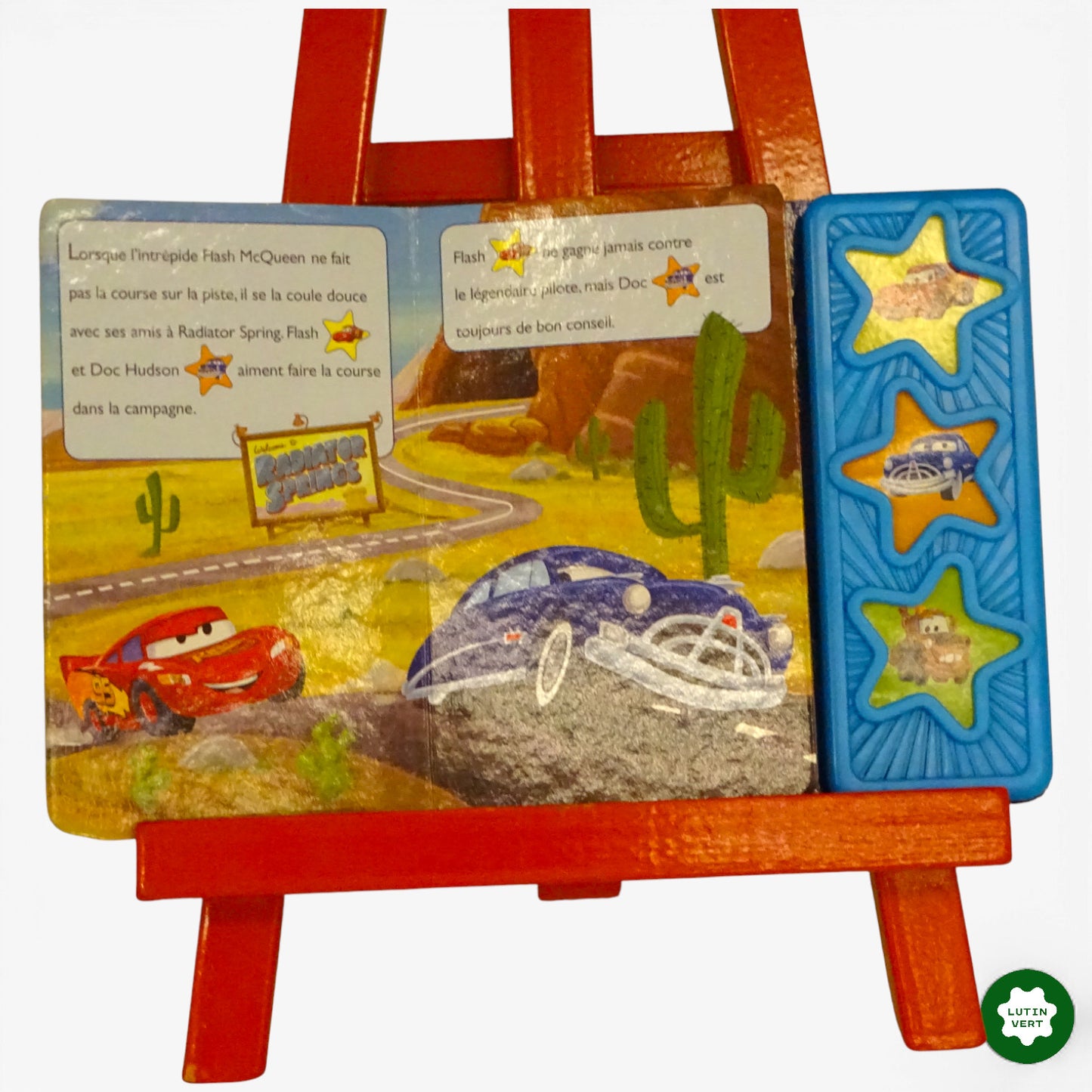 Cars livre sonore Flash McQueen et ces amis d'occasion PI KIDS - Dès 3 ans | Ref 10500