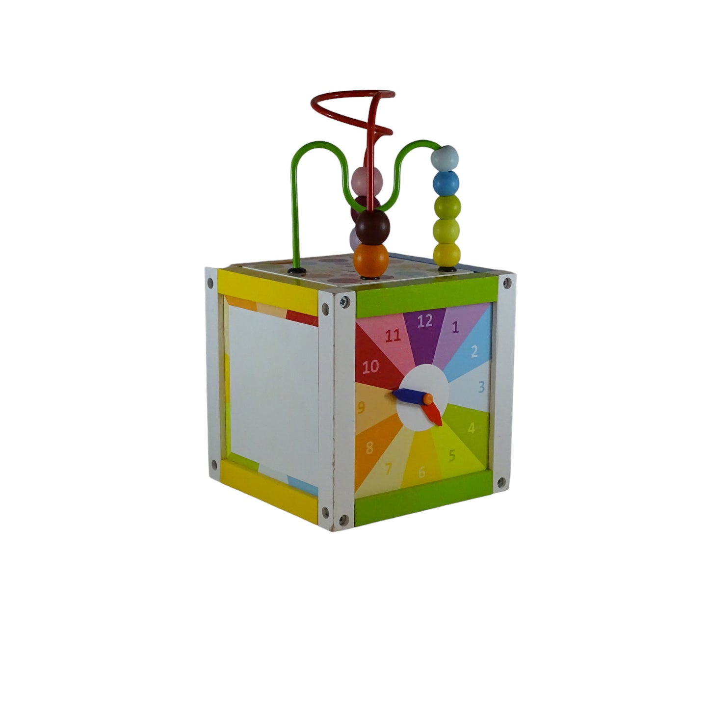 Multi jeux d’éveil cube en bois d'occasion JANOD - Dès 3 ans | Lutin Vert