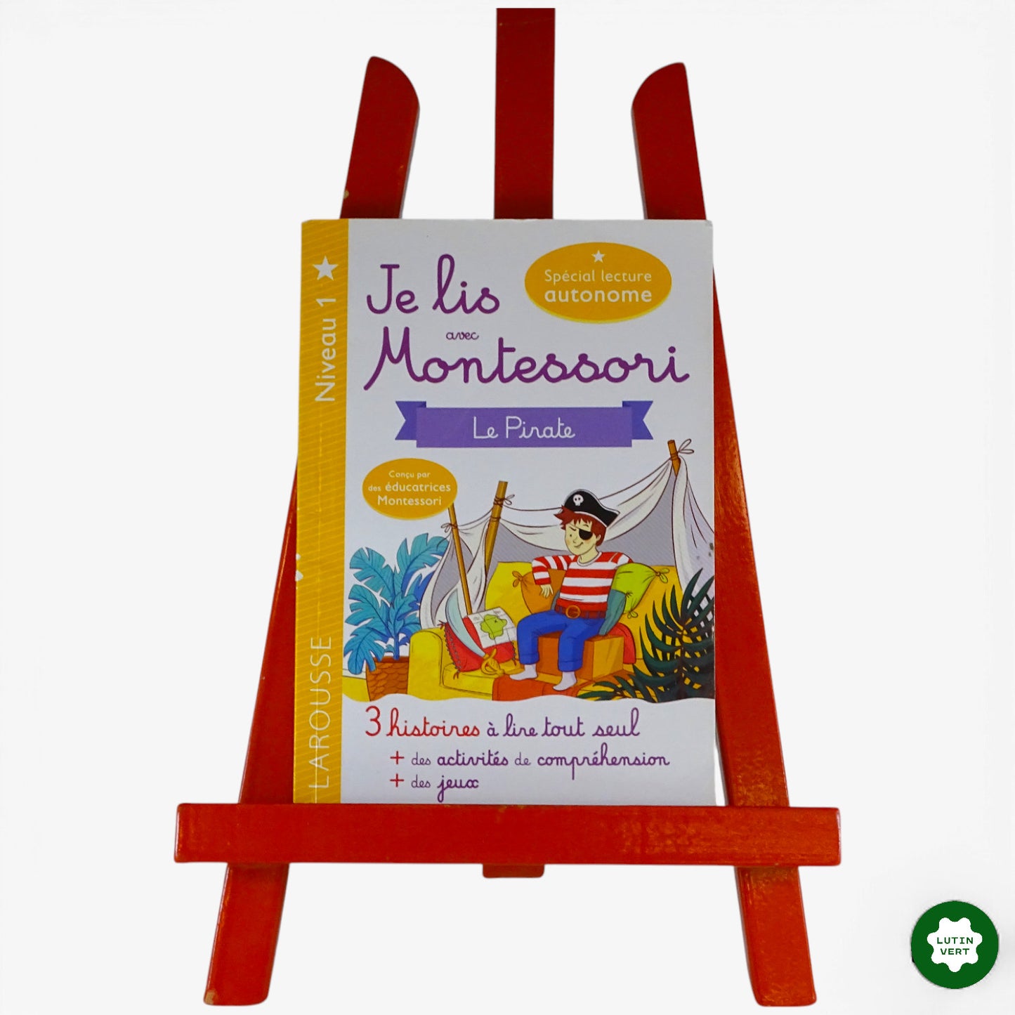 Je lis avec Montessori Le Pirate d'occasion LAROUSSE - Dès 5 ans | Ref 10525