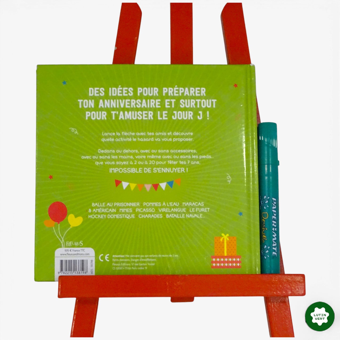 « 100 jeux & activités pour fêter tes 7ans » d'occasion FLEURUS - Dès 6 ans | Ref 10551