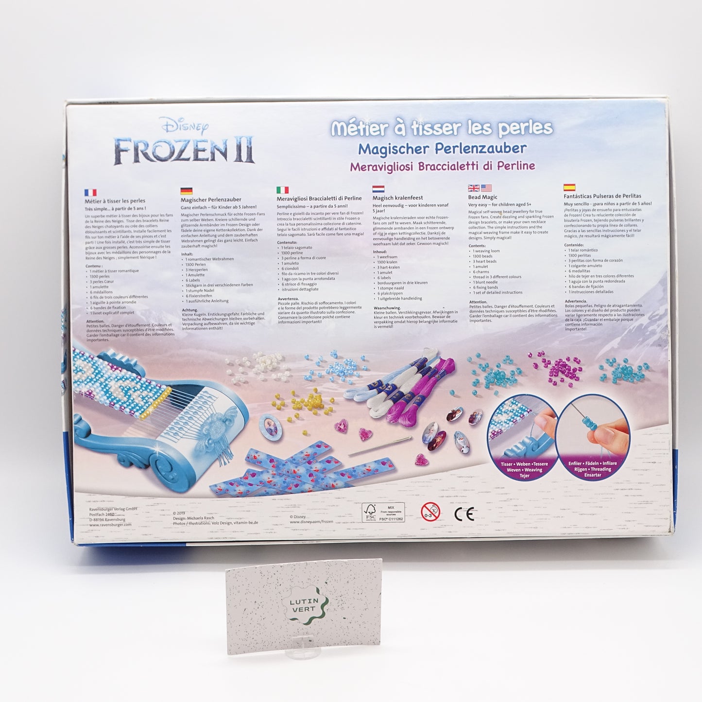 Métier à tisser les perles Frozen II RAVENSBURGER - Dès 5 ans | Ref 14678