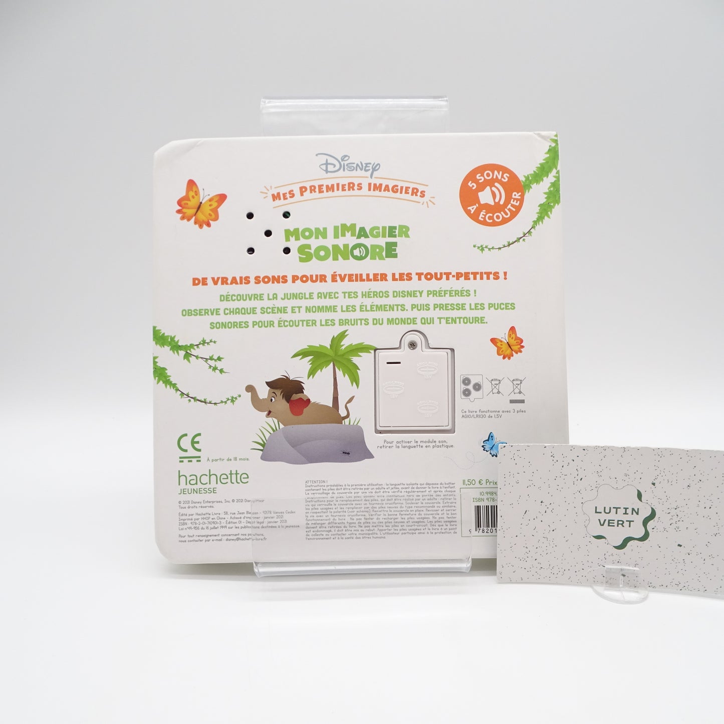 Mon Imagier Sonore DISNEY - Dès 2 ans | Ref 15341