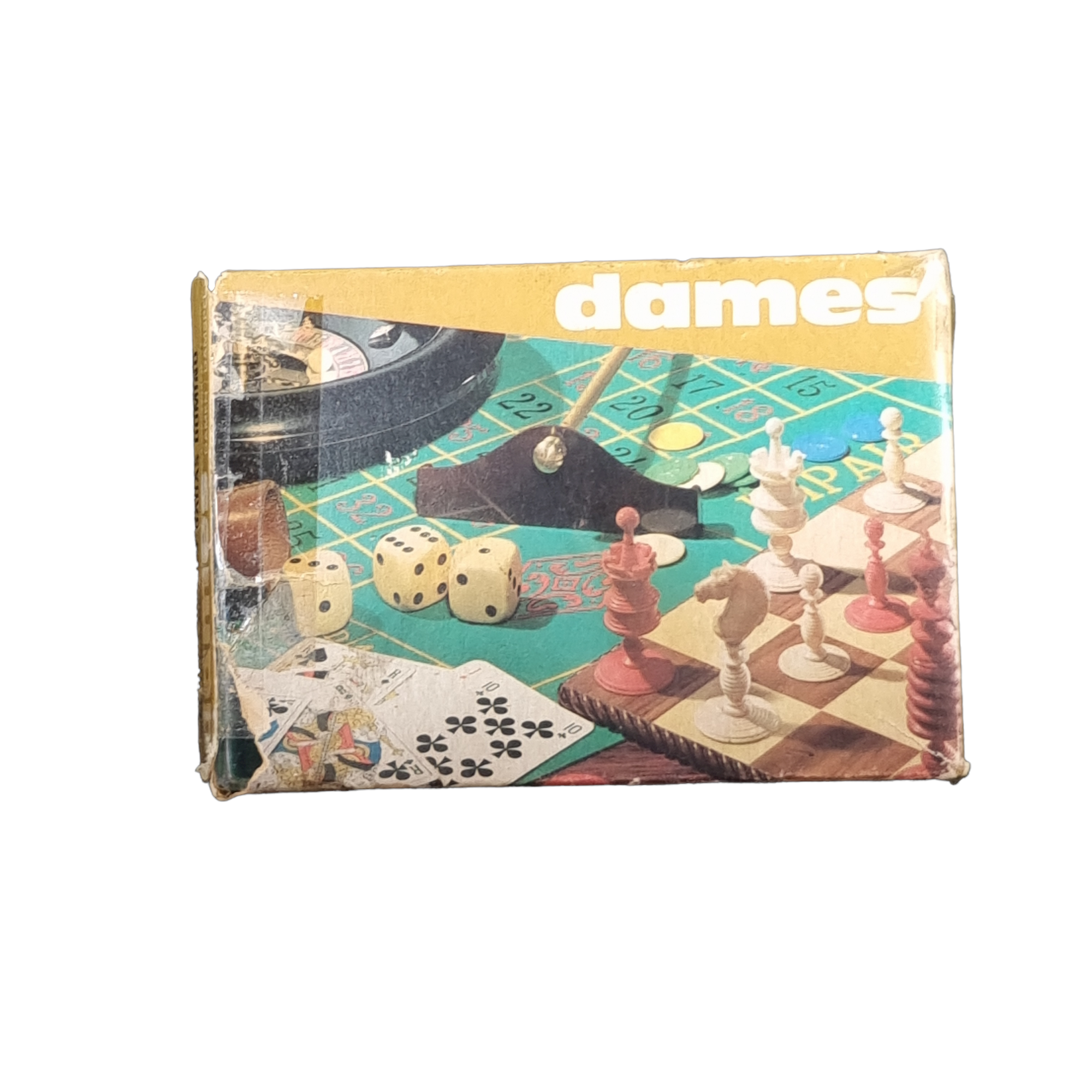 Jeu De Dames De Voyage Magnétique Philos - Plateau Compact Et Pions Aimantés