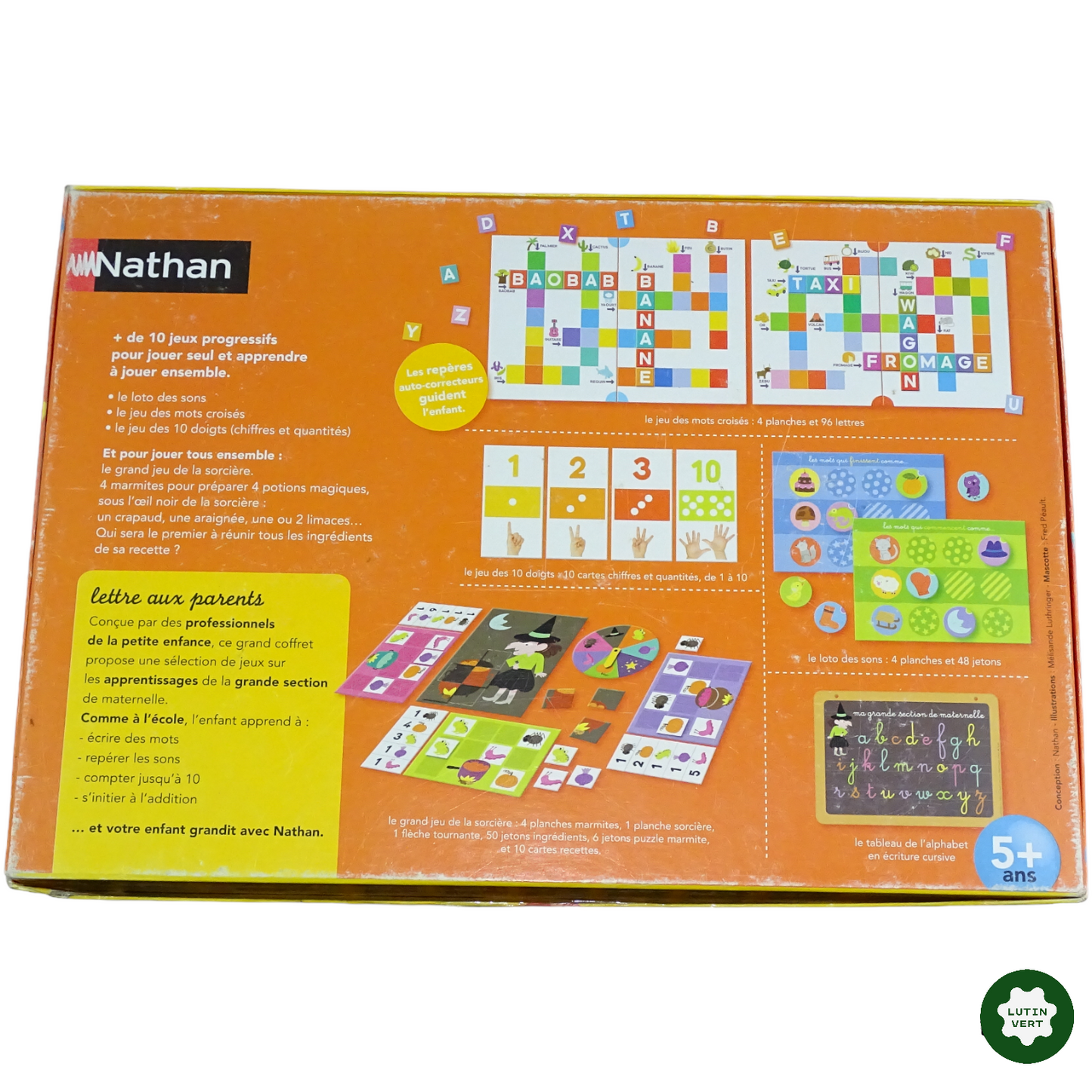 La petite école : Mon grand coffret grande section. d'occasion NATHAN - Dès 5 ans | Lutin Vert