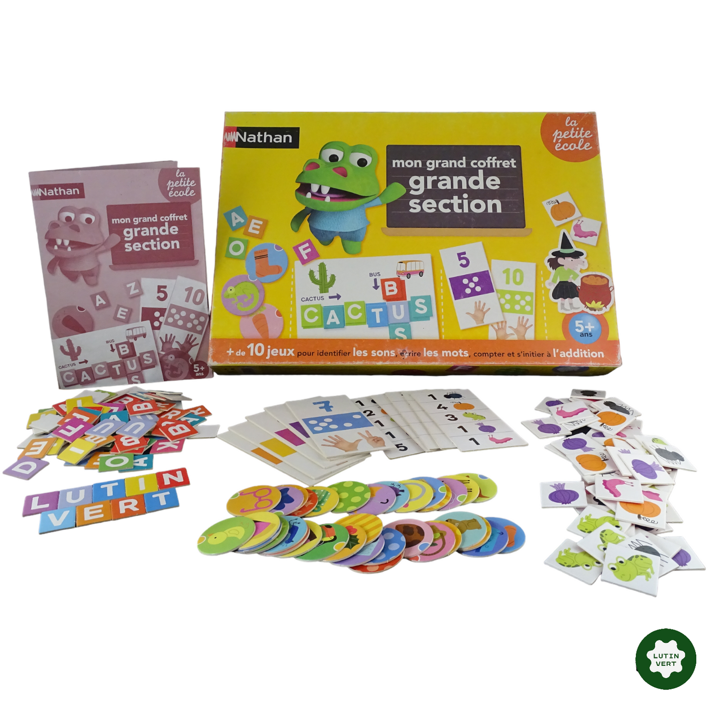 La petite école : Mon grand coffret grande section. d'occasion NATHAN - Dès 5 ans | Lutin Vert