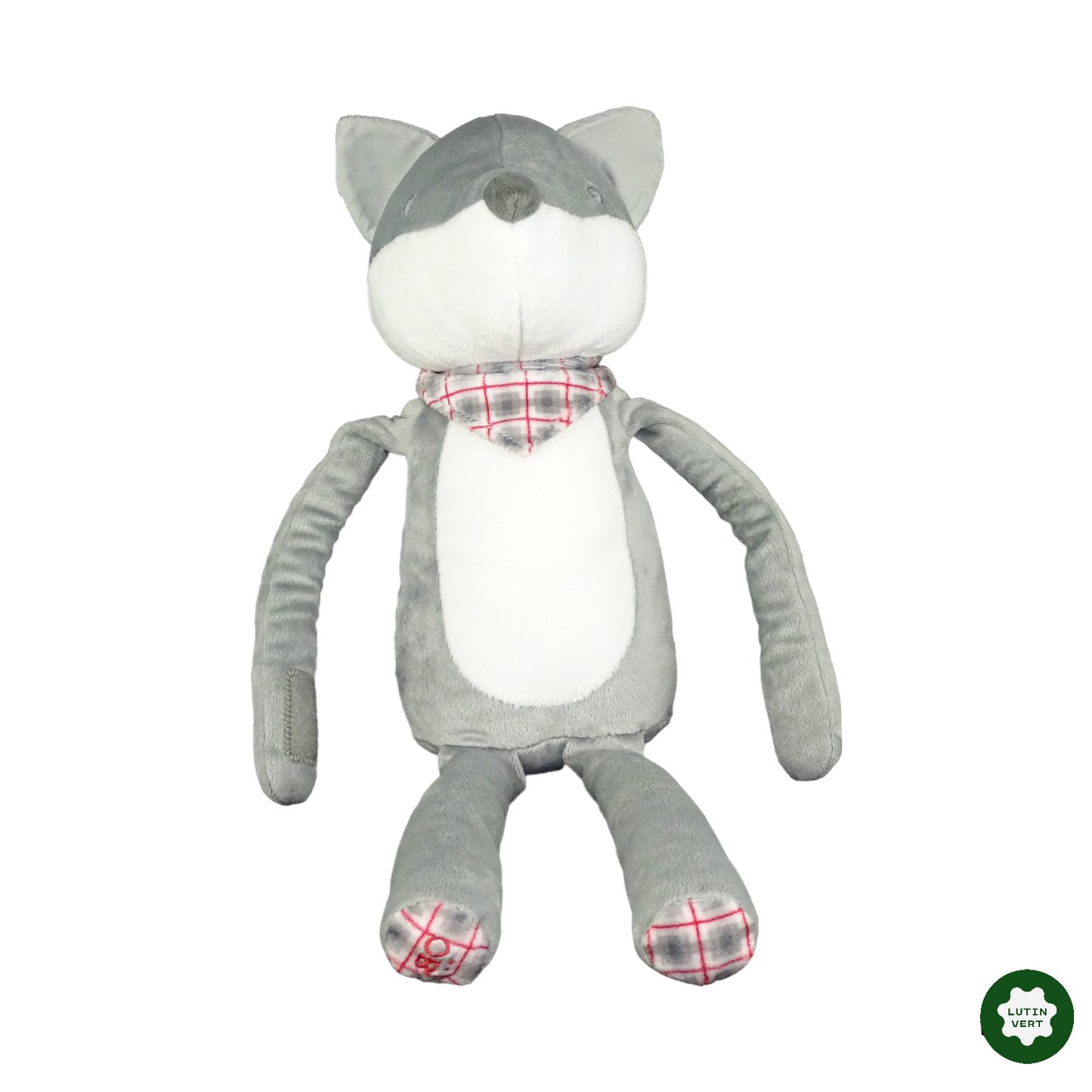Renard gris et blanc. d'occasion OBAÏBI - Dès 6 mois | Lutin Vert