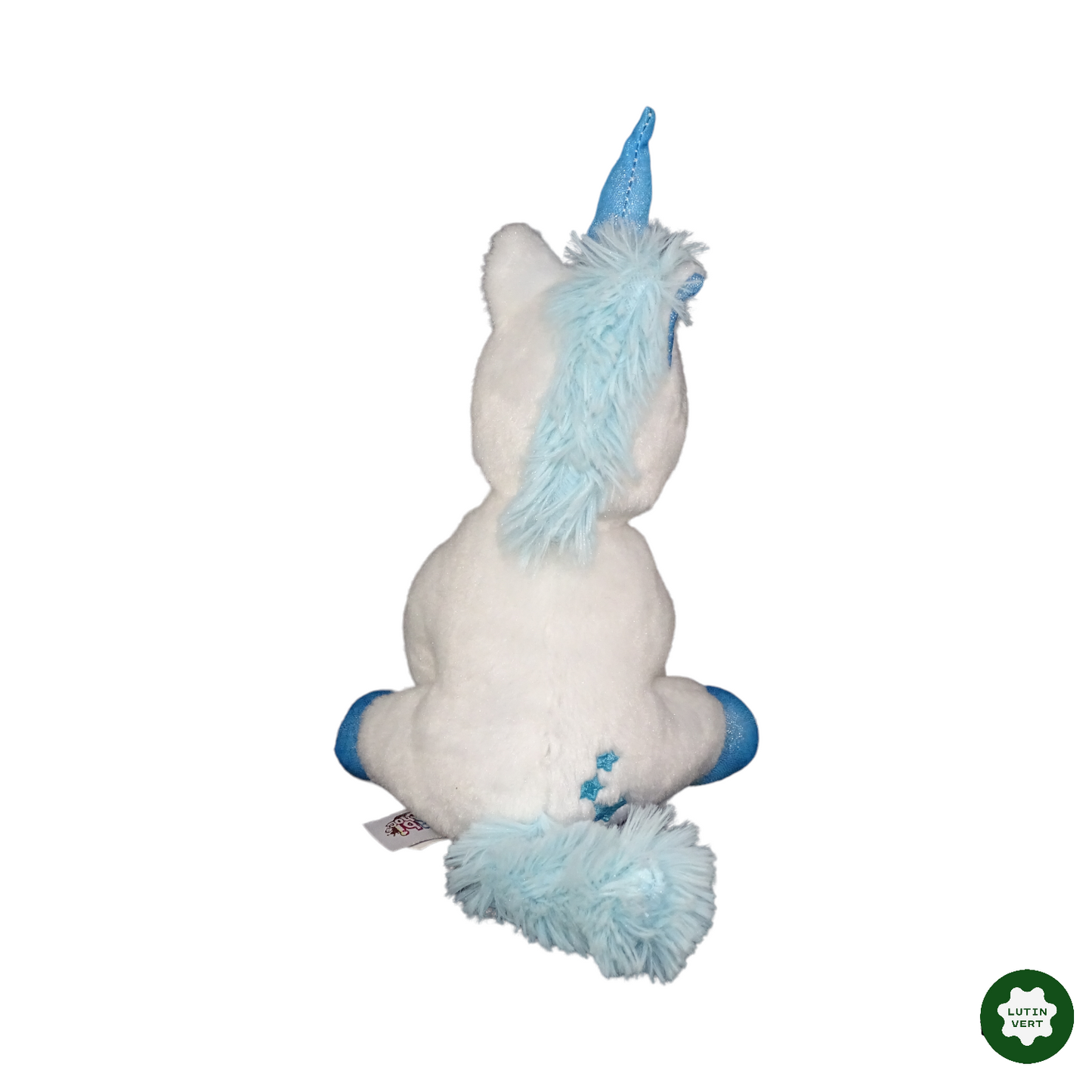 Peluche licorne bleu d'occasion BIBI CHOC - Dès 6 mois | Lutin Vert